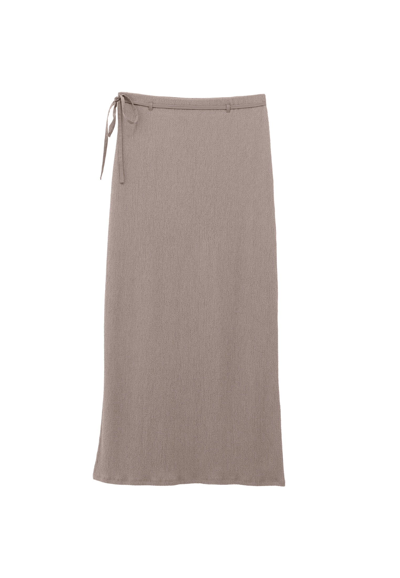 High Waist Slit Detailed Maxi Skirt - ISLAND FOSSIL