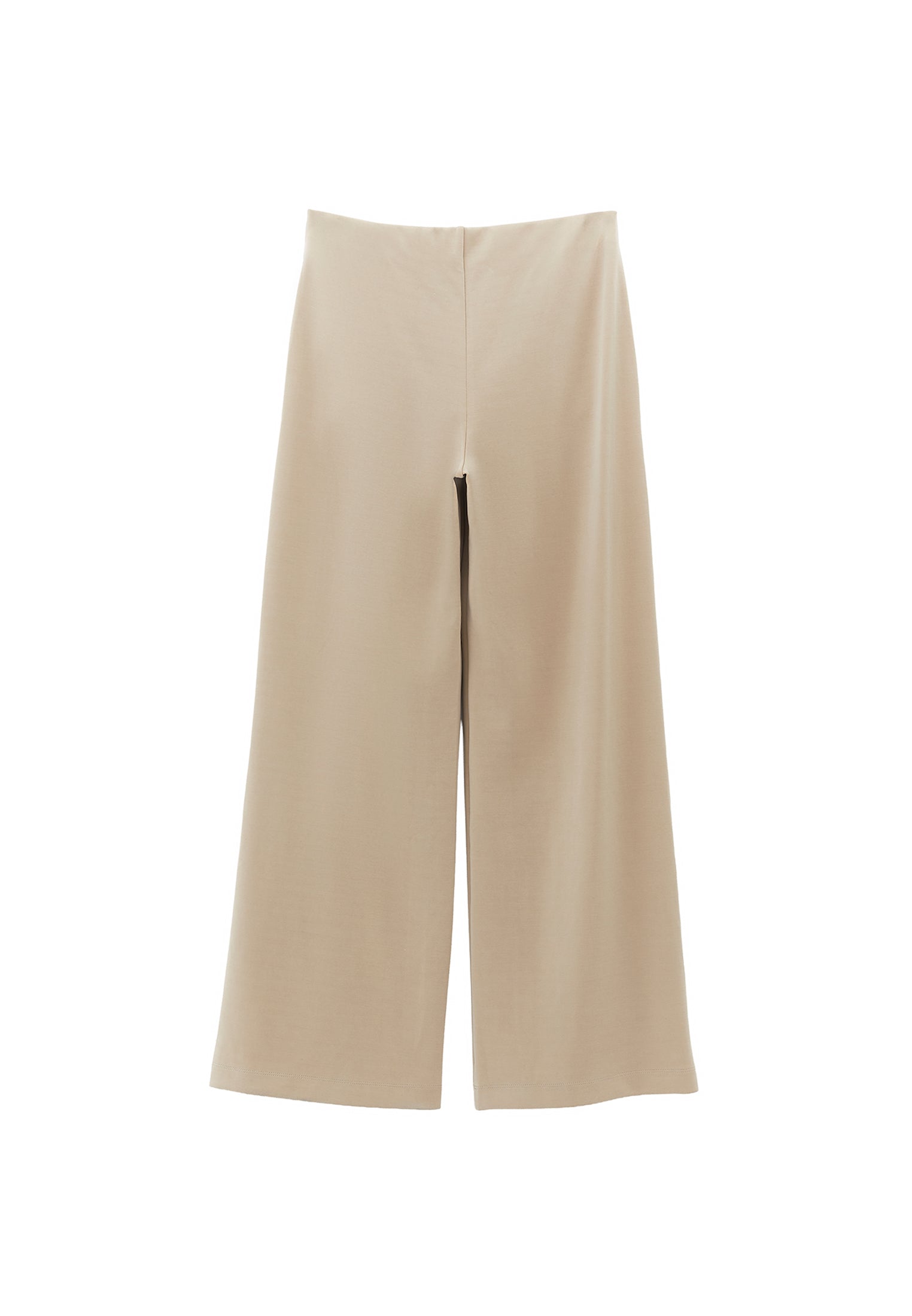Wide Leg Pants With Modal Content - ISLAND FOSSIL