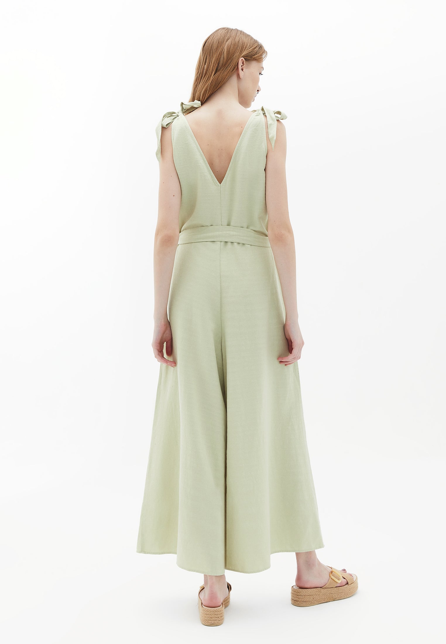 Wide leg strap overall - LINT