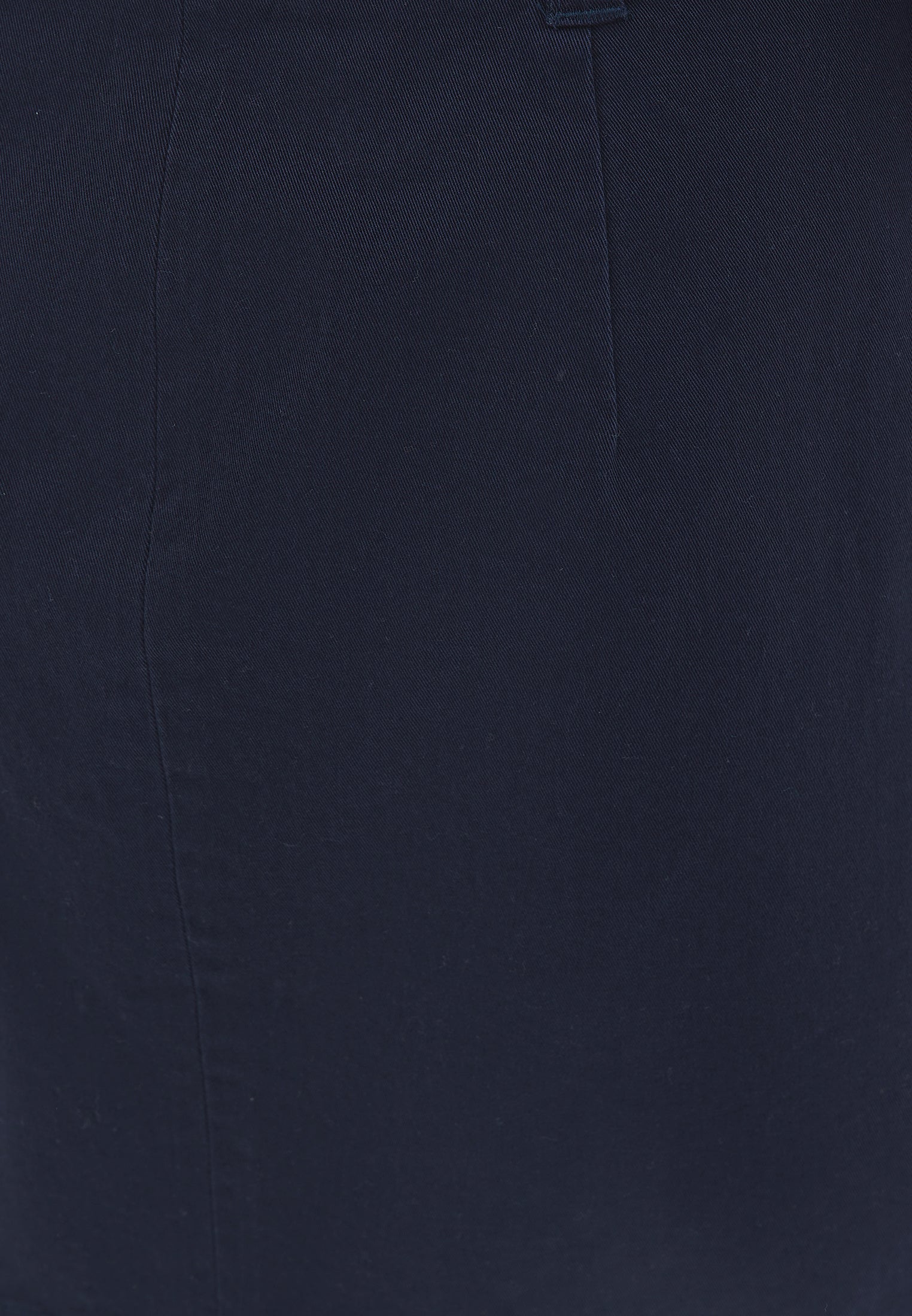 Cotton slim fit mini skirt - MIDNIGHT