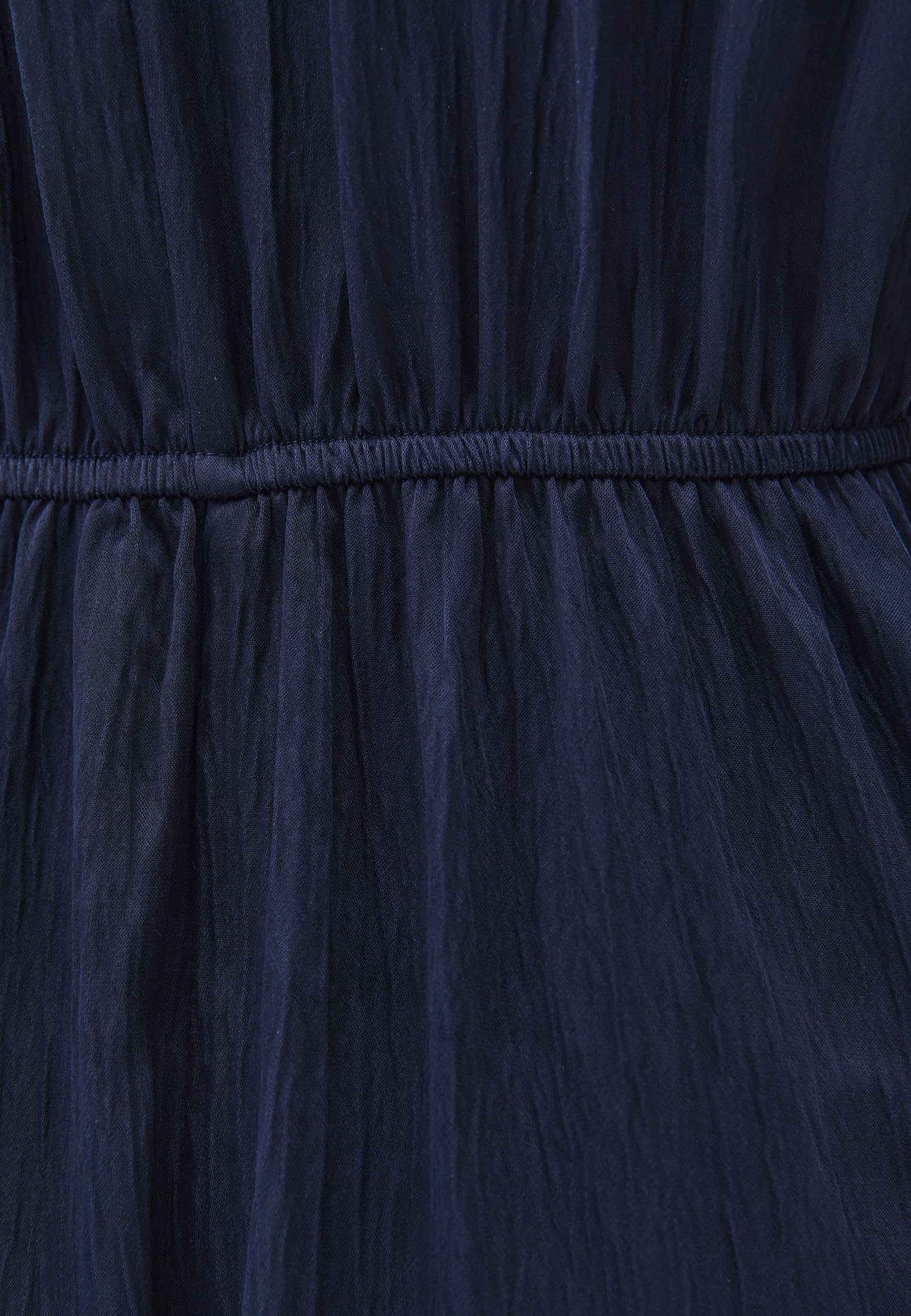 V-Neck Batwing Sleeve Long Dress - MIDNIGHT