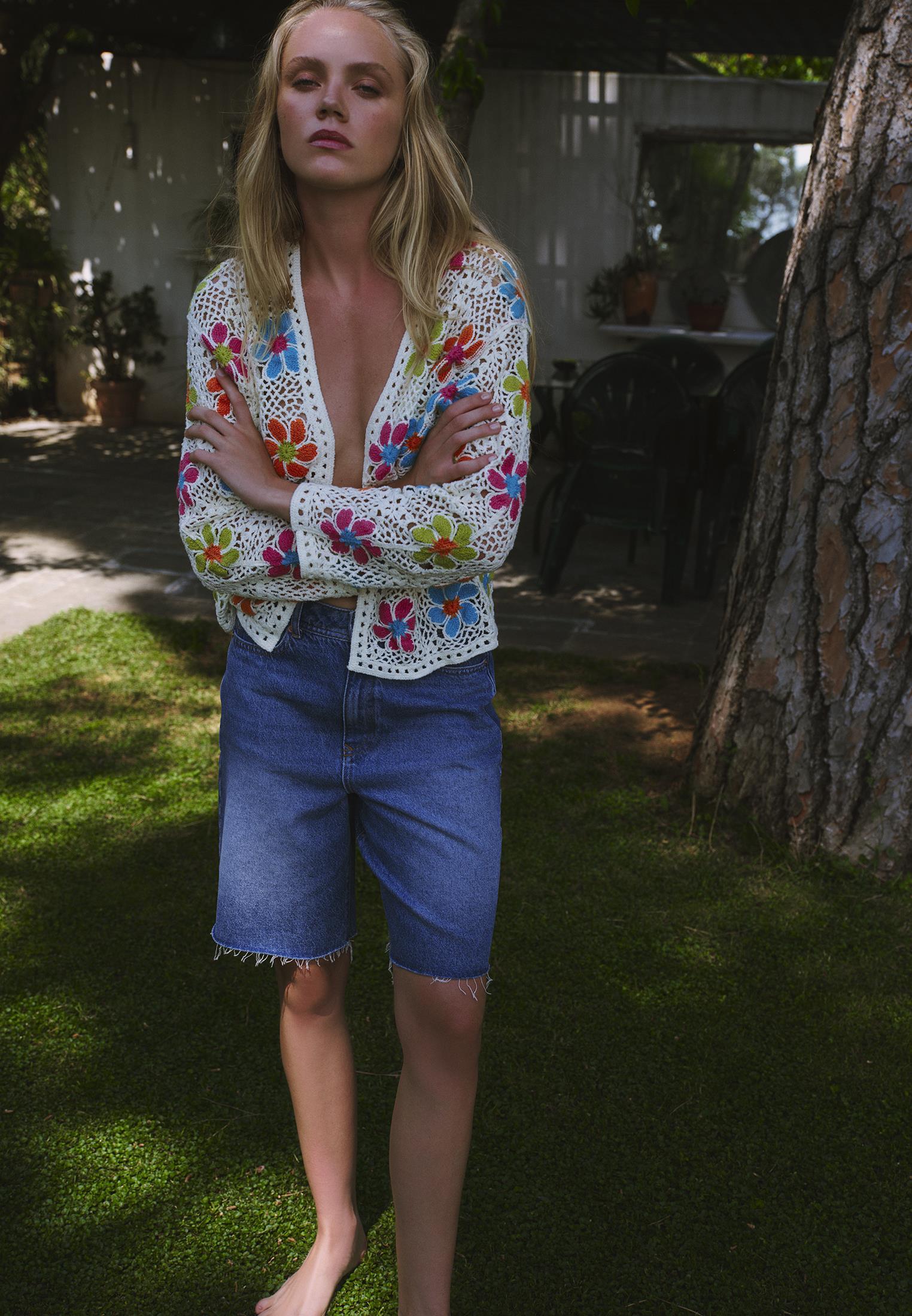 Denim Summer Shorts - MID BLUE DENIM