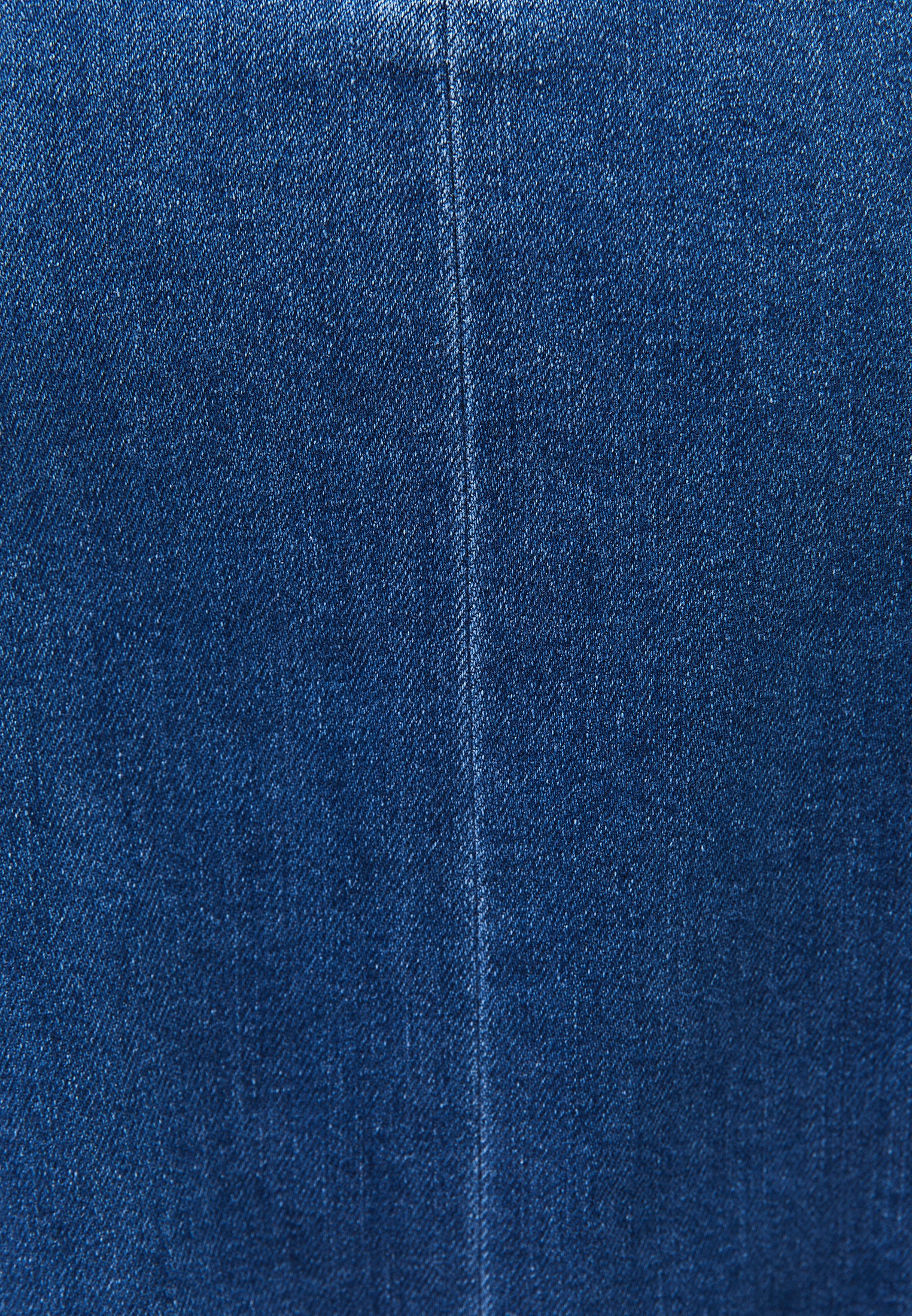 A-Line Midi Dress - MID BLUE DENIM