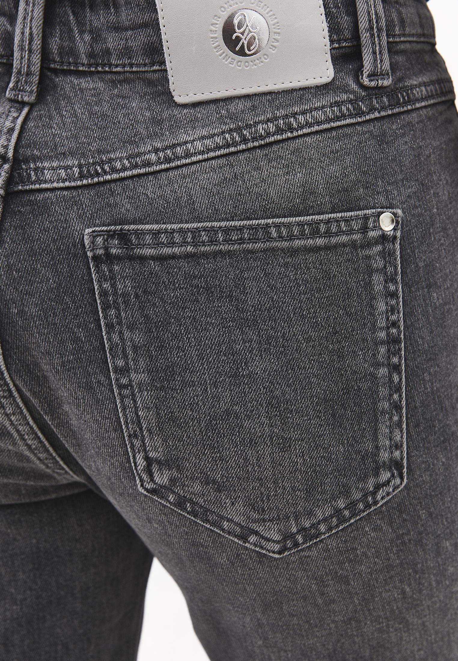 Straight Denim Pants - MID GREY DENIM