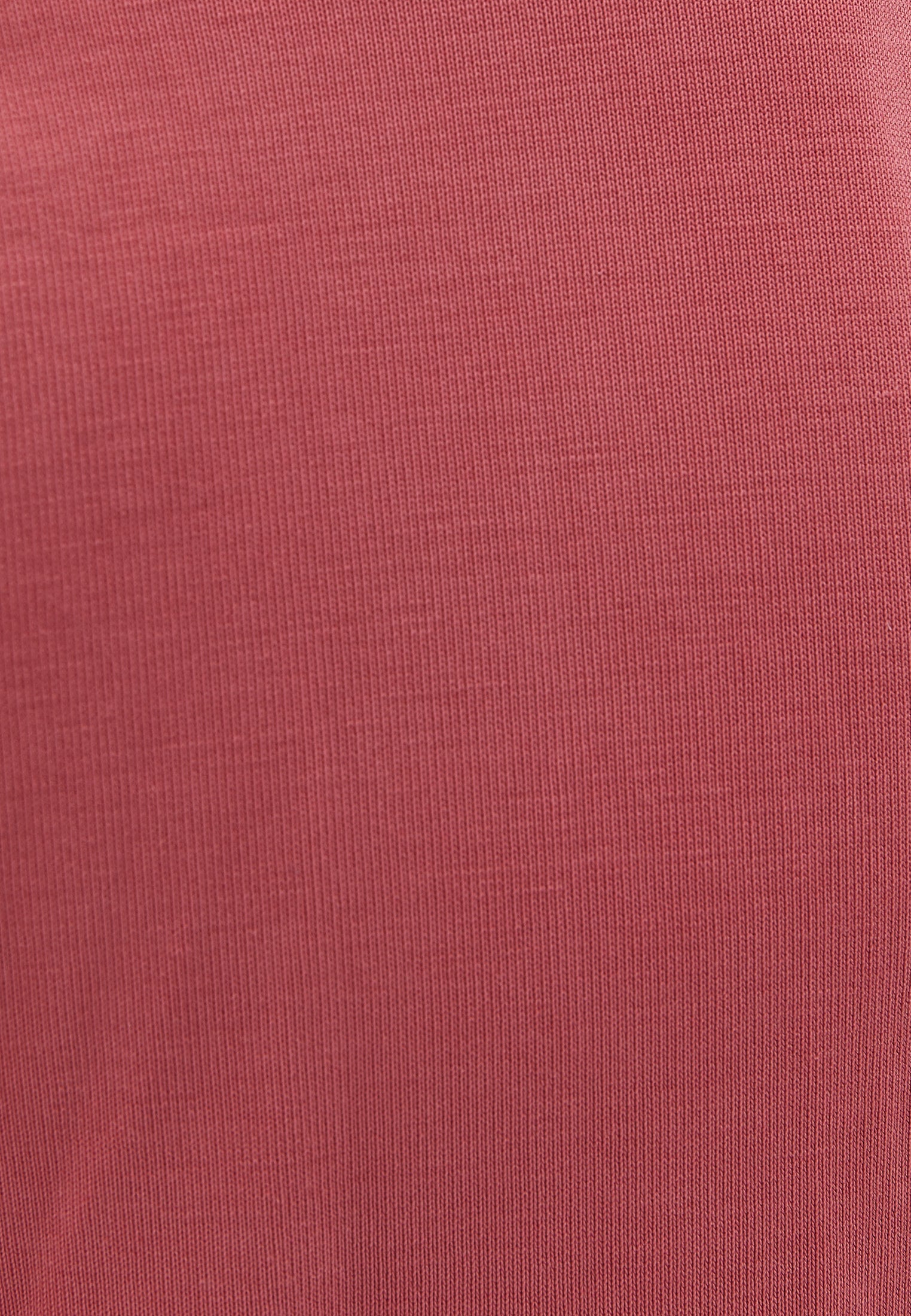 U neck short sleeve t-shirt - MINERAL RED