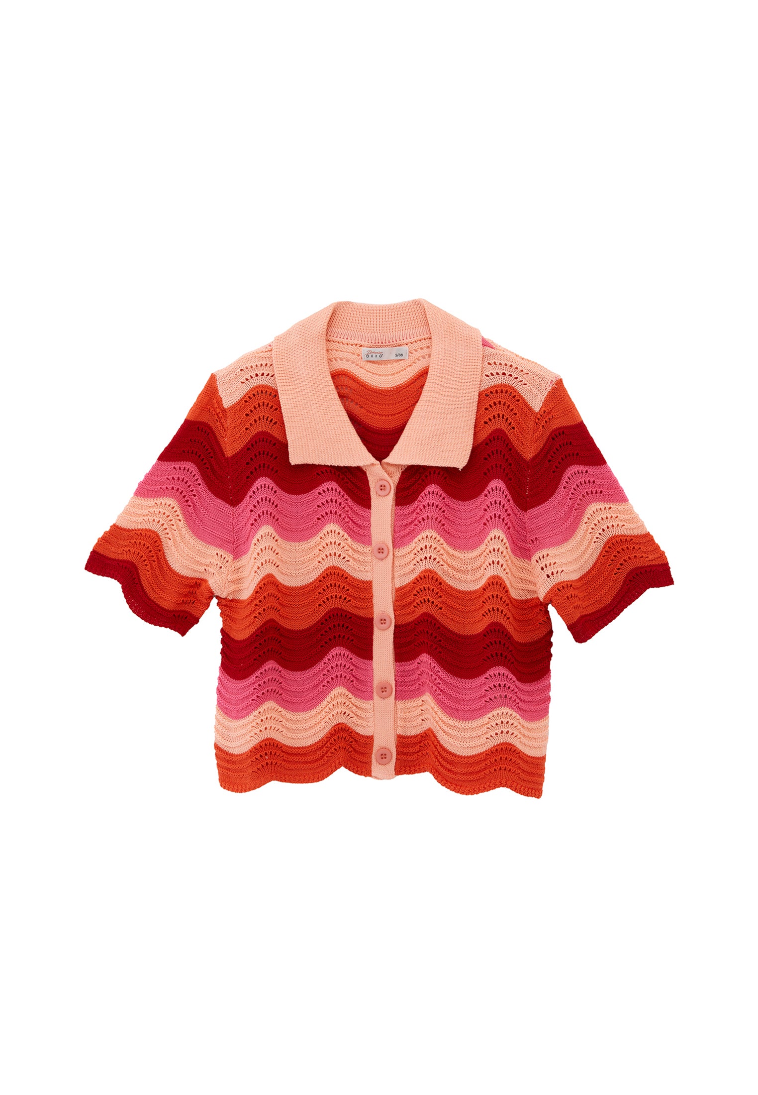 Polo Collar Shirt - MIX STRIPE