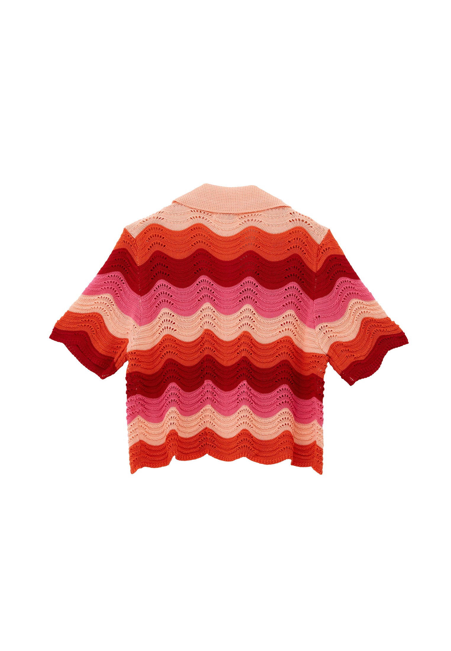 Polo Collar Shirt - MIX STRIPE