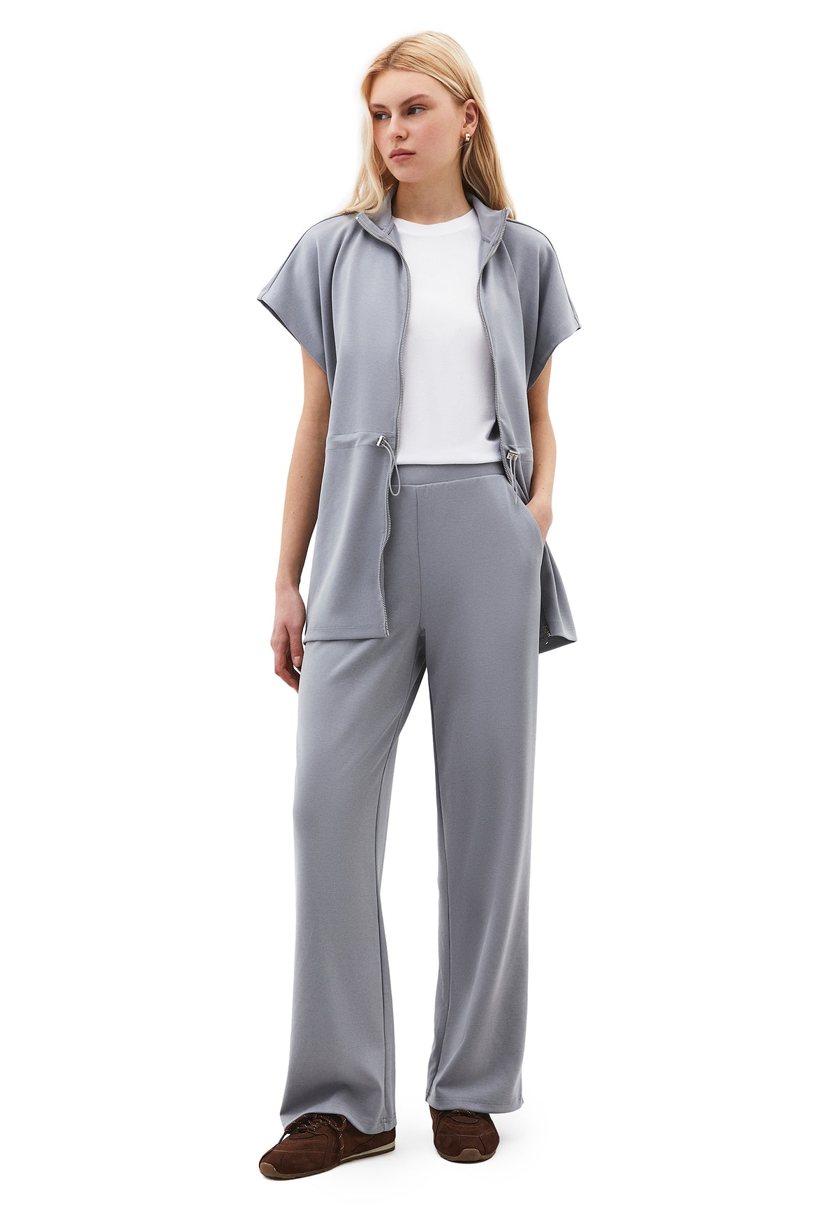 Tunic Form Vest - Grey