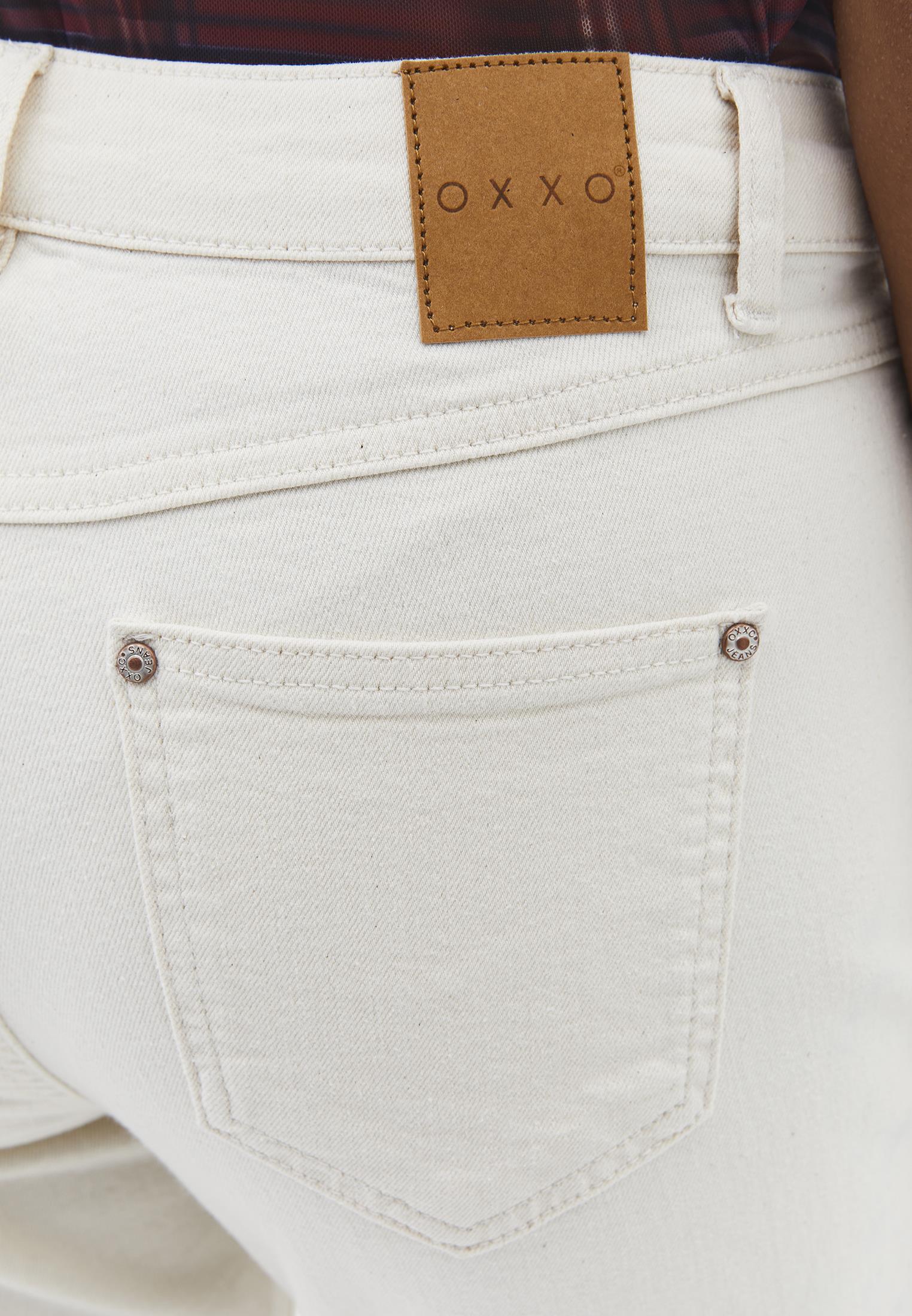 Cropped High Waist Denim Flare Pants - NATURAL DENIM