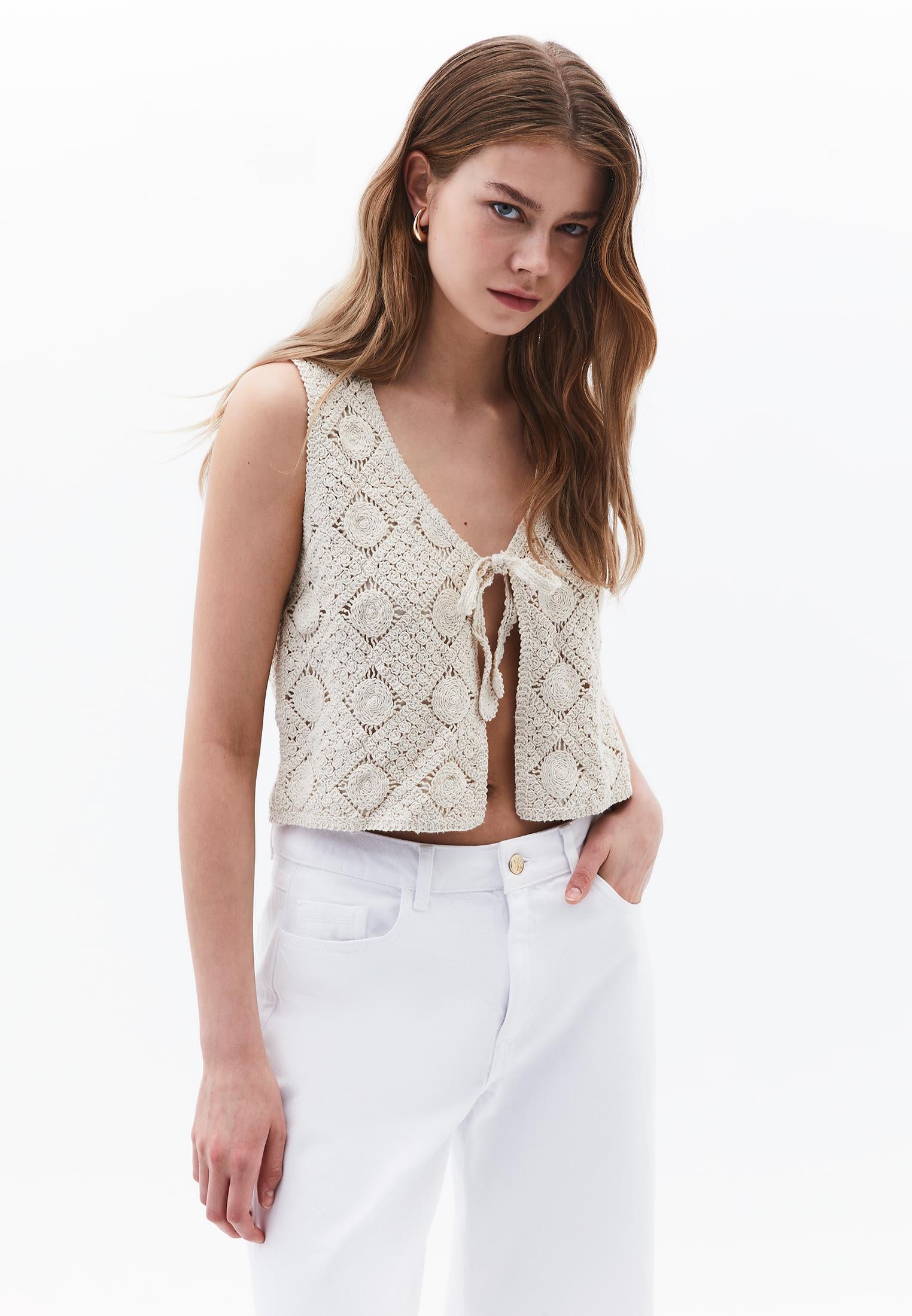 Boho Vest - NATURAL