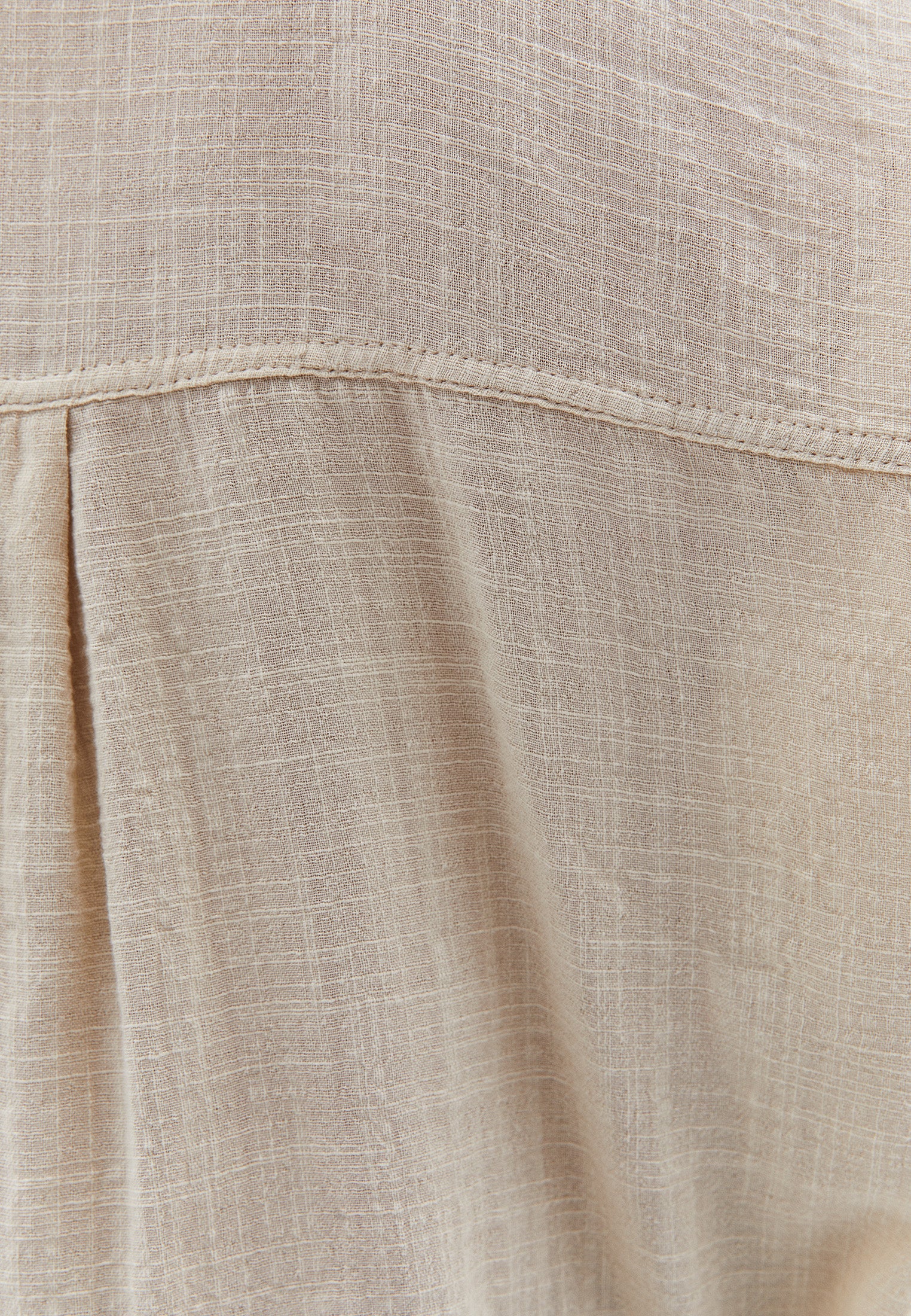 Button Detailed Oversize Long Sleeve Shirt - PEYOTE