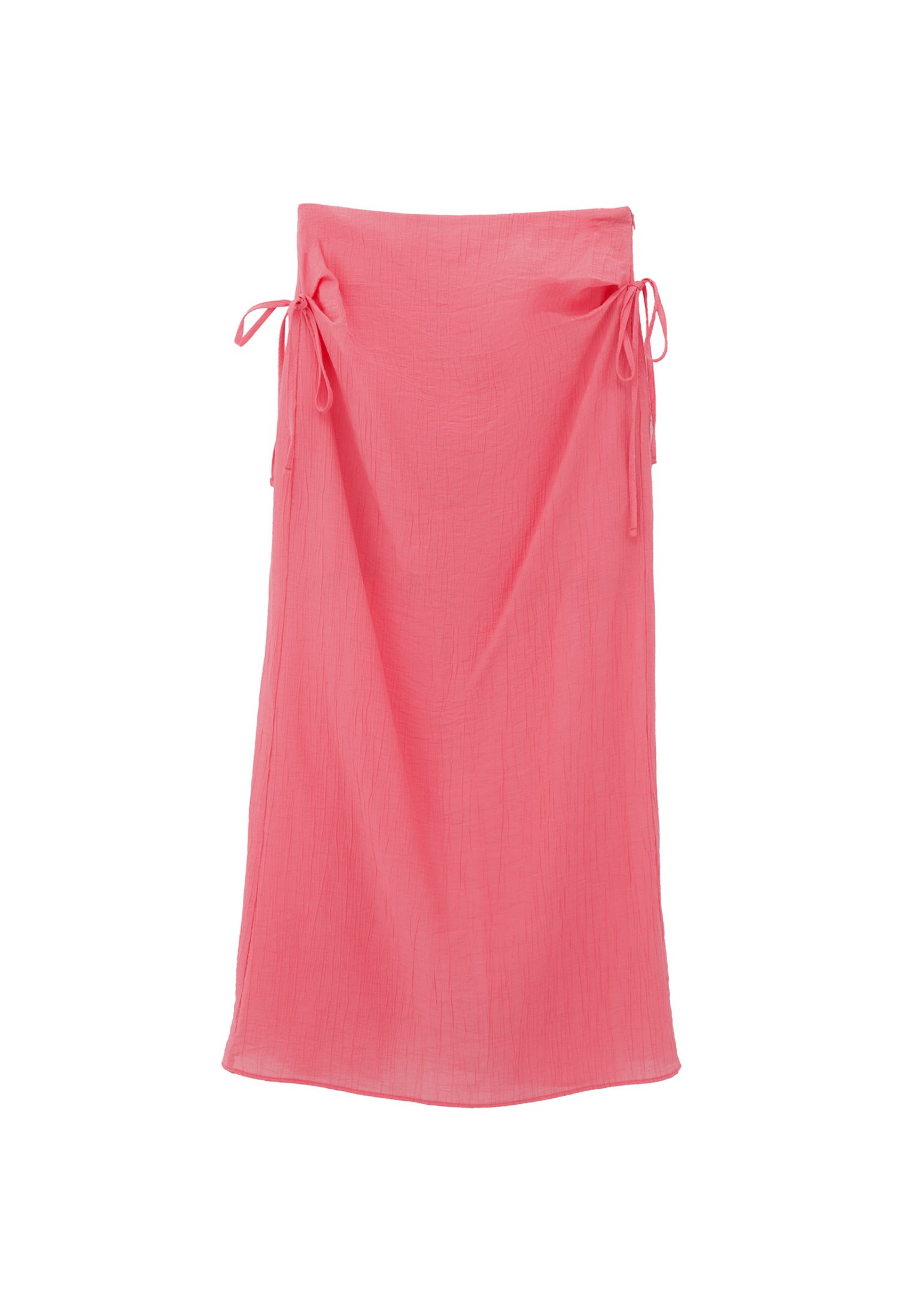 Long Skirt With Tie - PINK LEMONADE