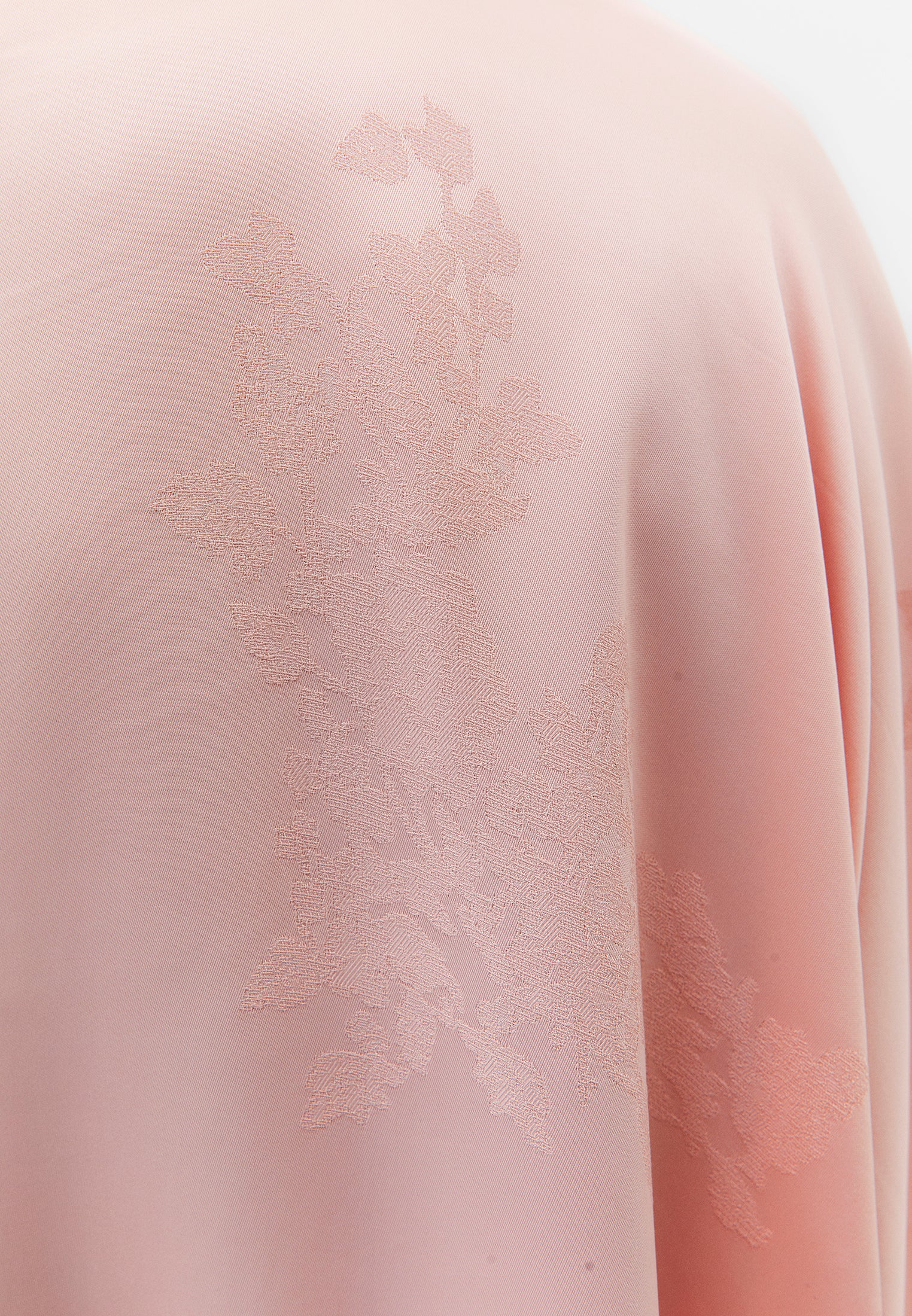 Boat Neck Batwing Sleeve Blouse - PINK SALT
