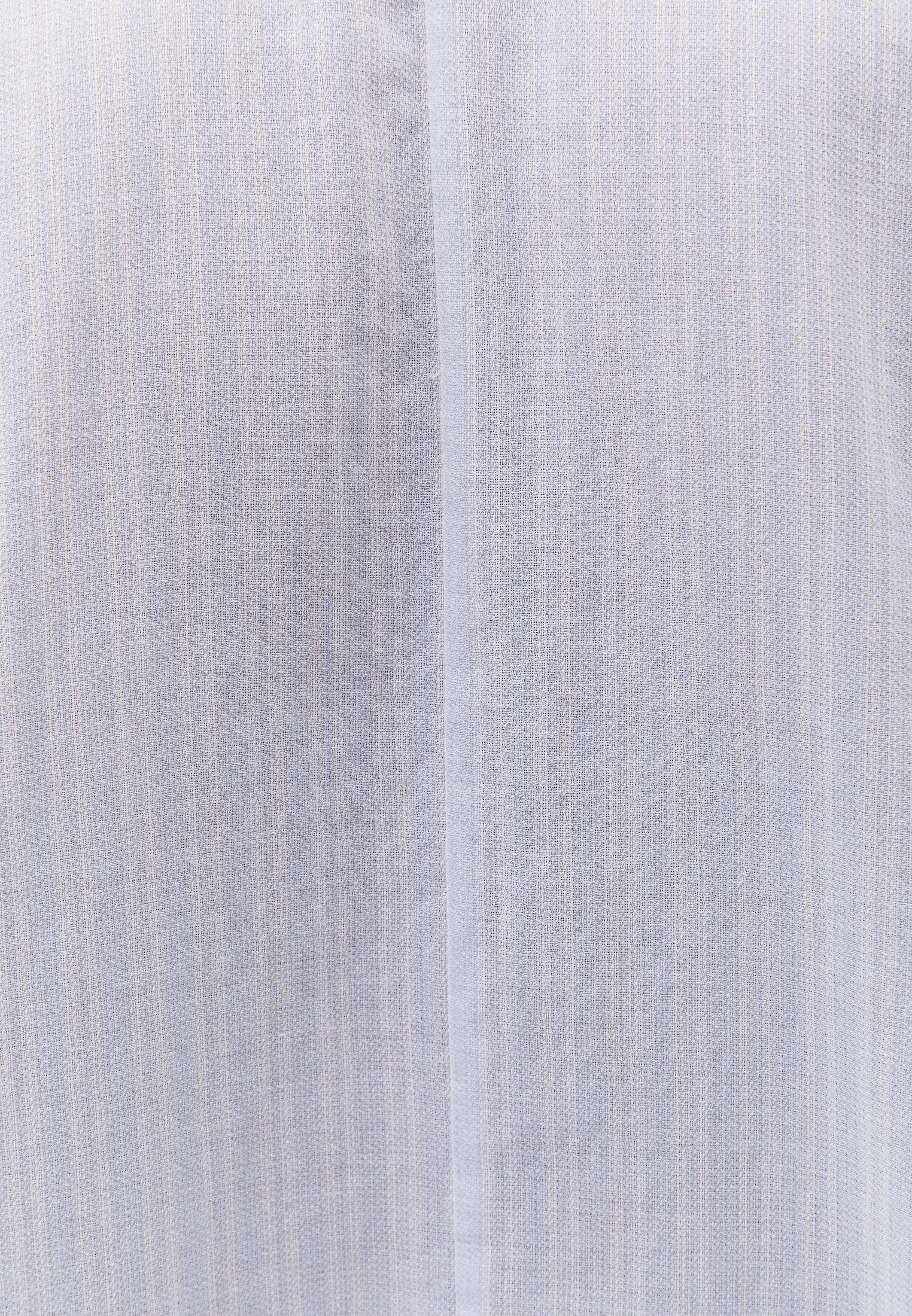 Oversized Shirt With Mandarin Collar And Pocket Detail - PLACID BLUE STRIPE