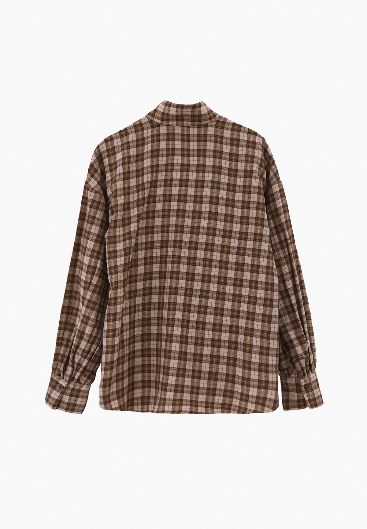 Checked Long Sleeve Shirt - Mix Color
