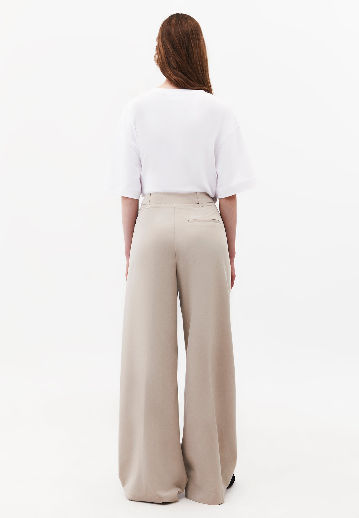 Wide Leg Wide Leg Pants - PLAZA TAUPE