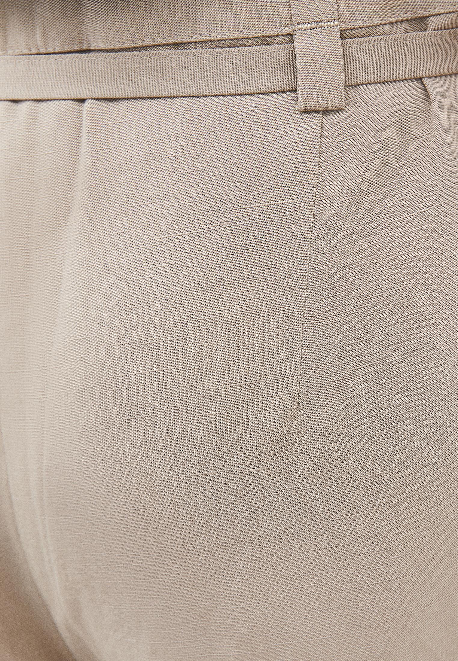 Straight Leg Pants With Belt Detail - PLAZA TAUPE