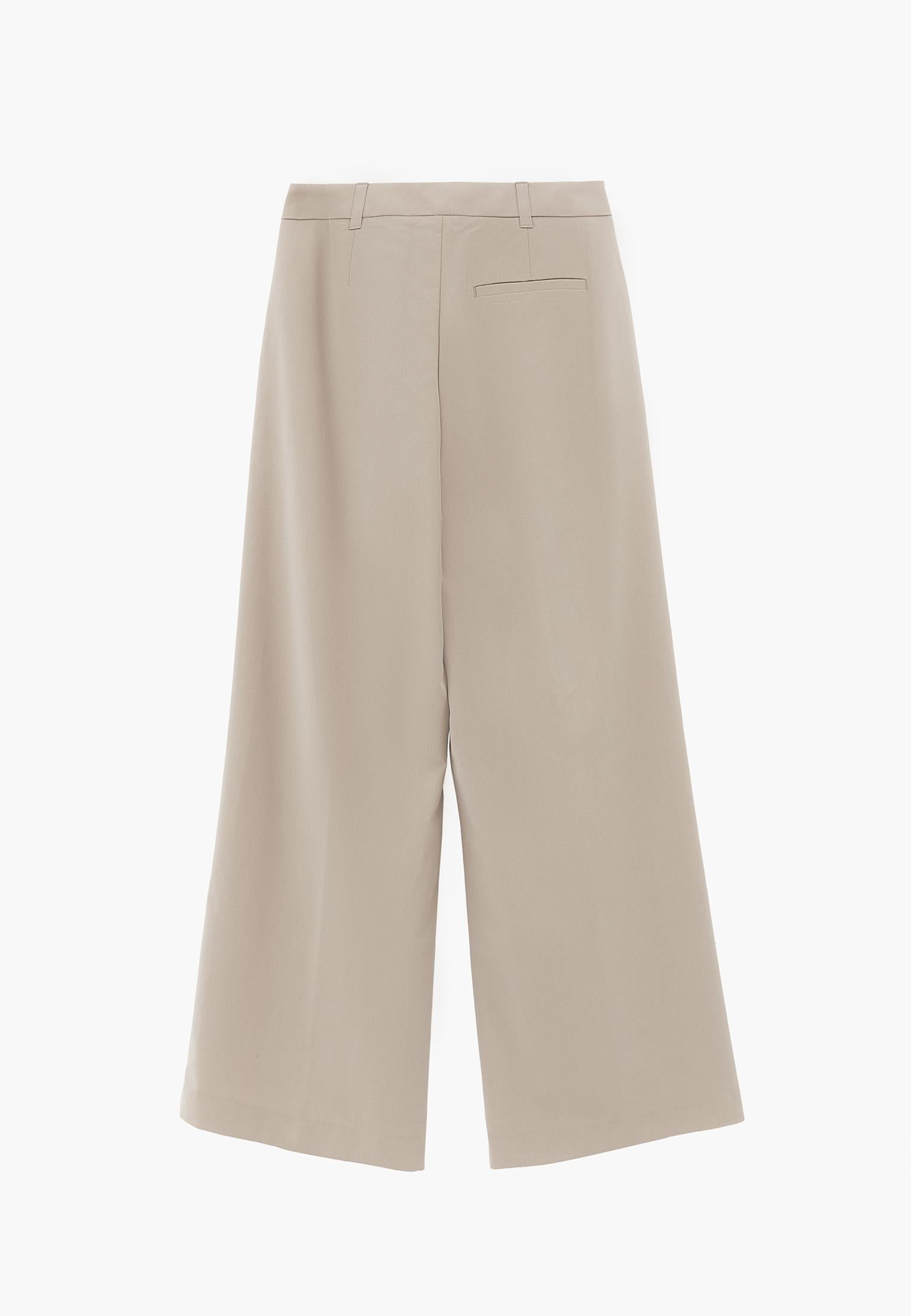 Wide Leg Wide Leg Pants - PLAZA TAUPE