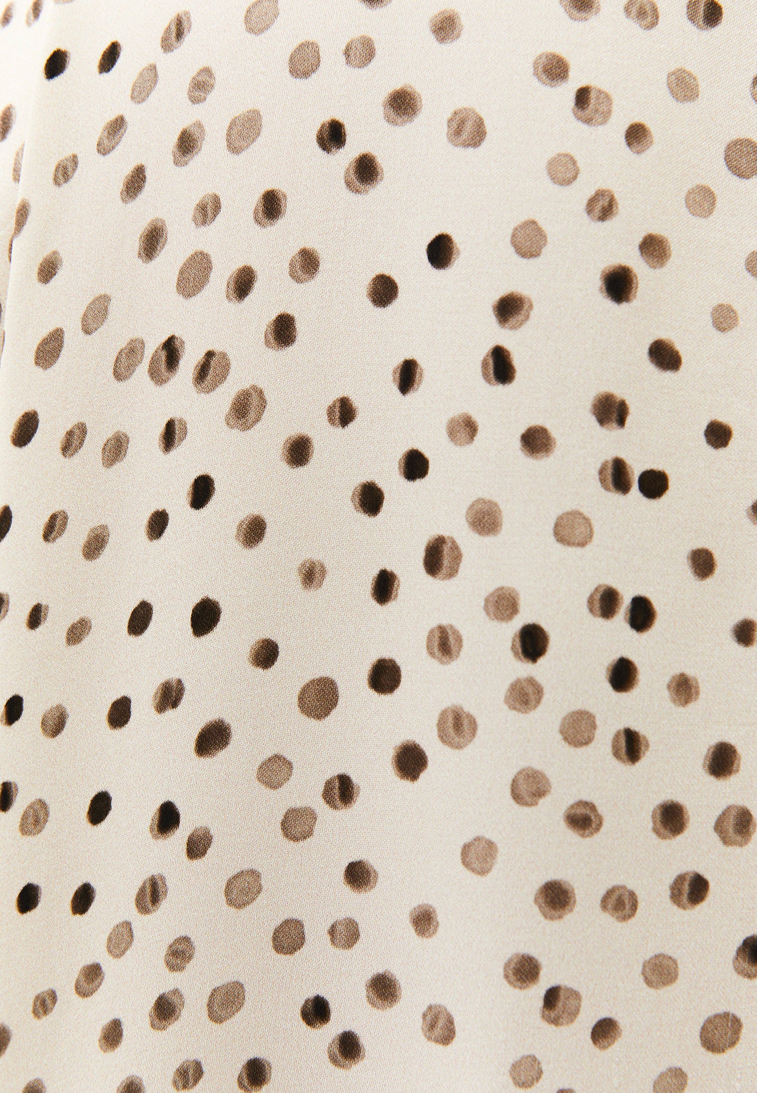 Long Boat Neck Loose Dress - POLKA DOT COMB