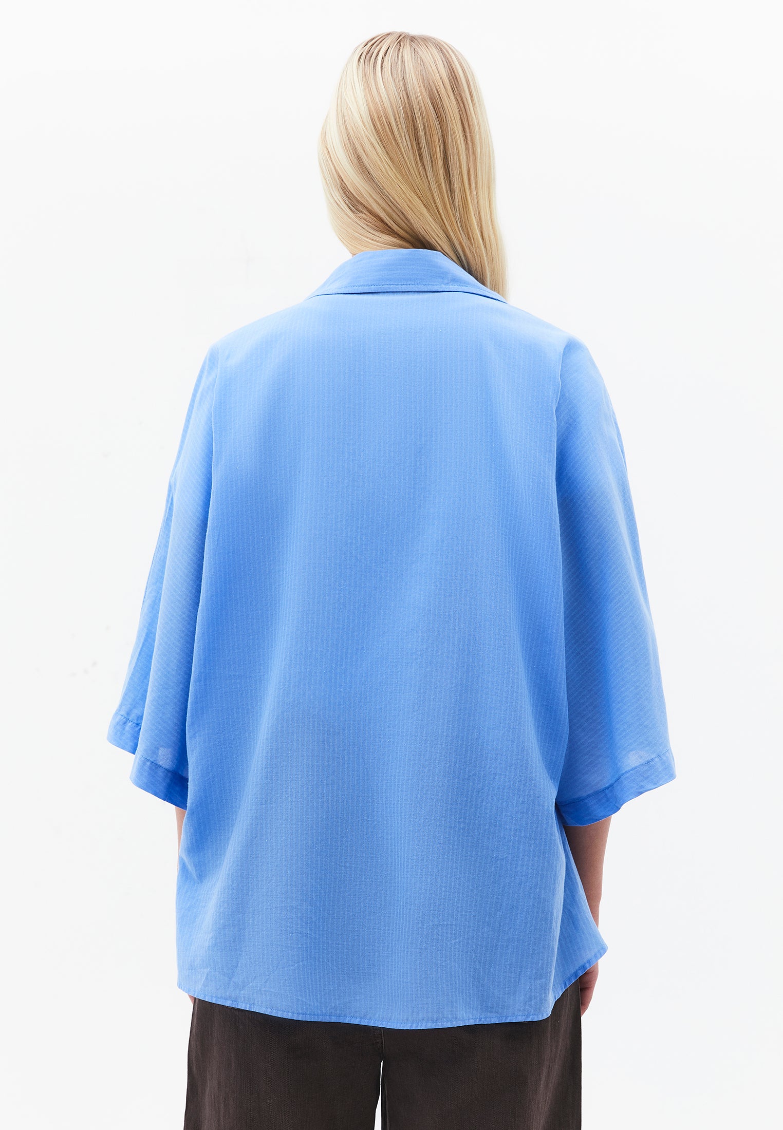 Oversize Shirt With Pocket Detail - PROVENCE