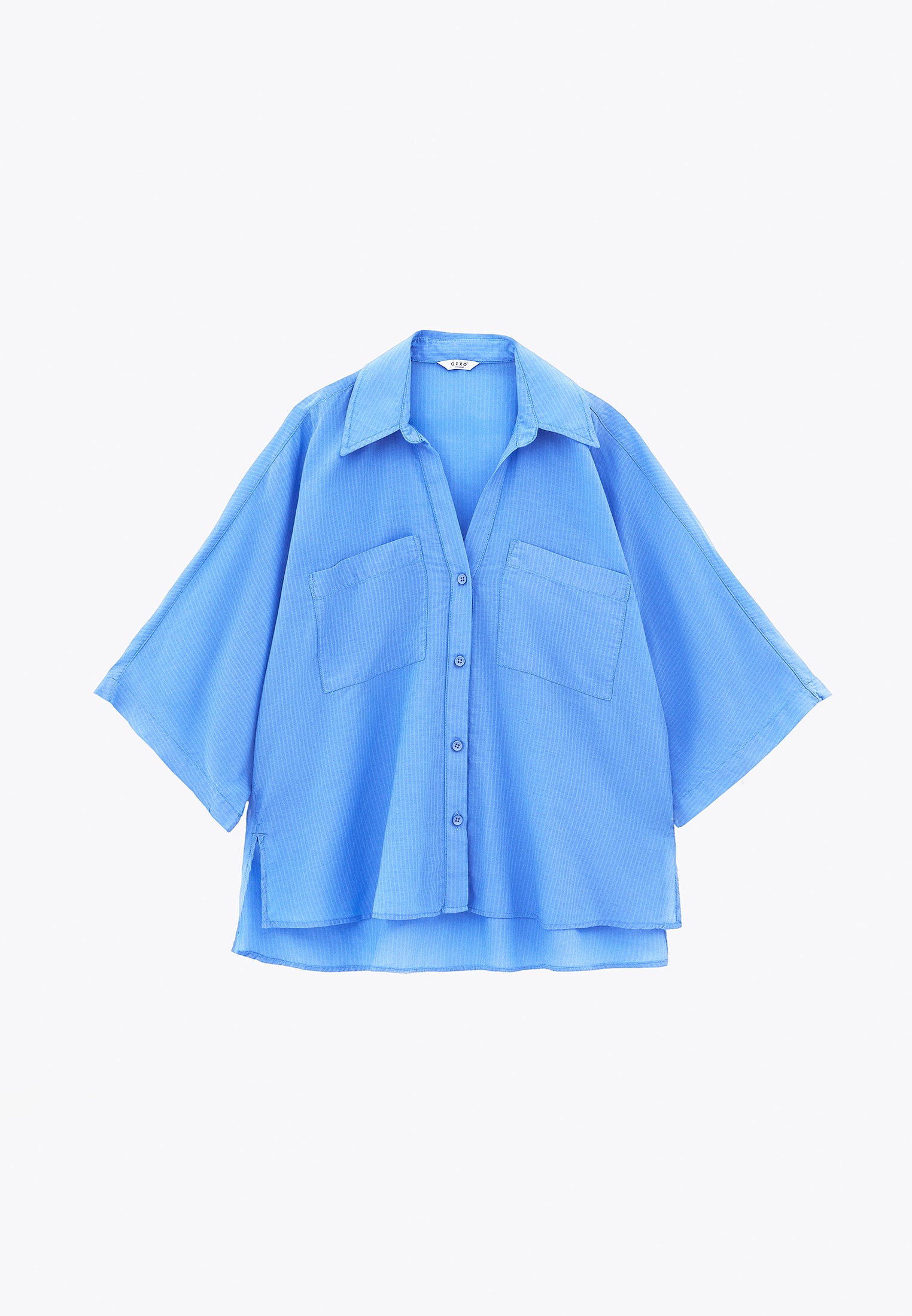 Oversize Shirt With Pocket Detail - PROVENCE