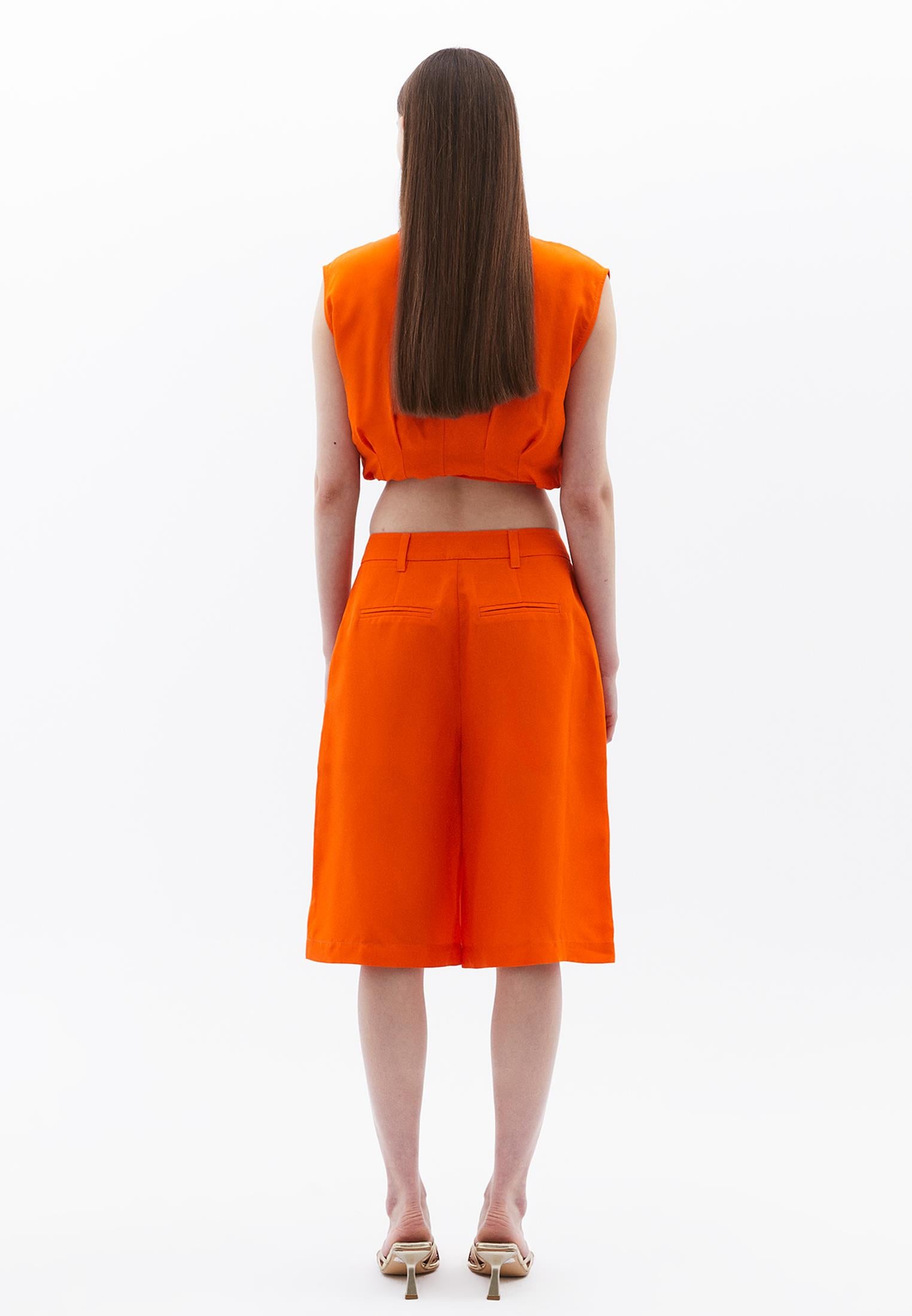 High Waist Pleated Short Shorts - PUFFIN S BILL