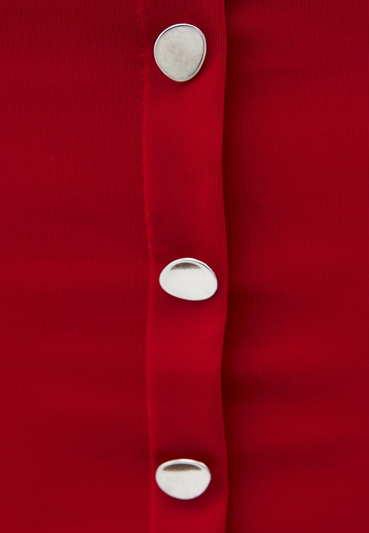 Halter Neck Button Detailed Blouse - RACING RED