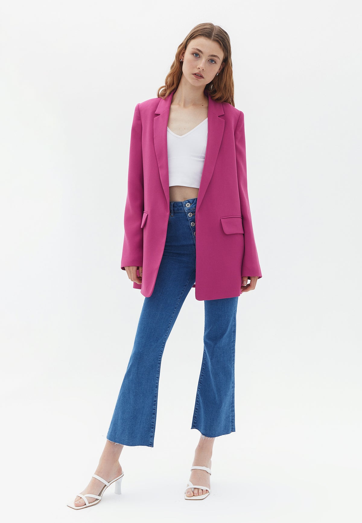 Short Spanish Flared Pants - Blue
