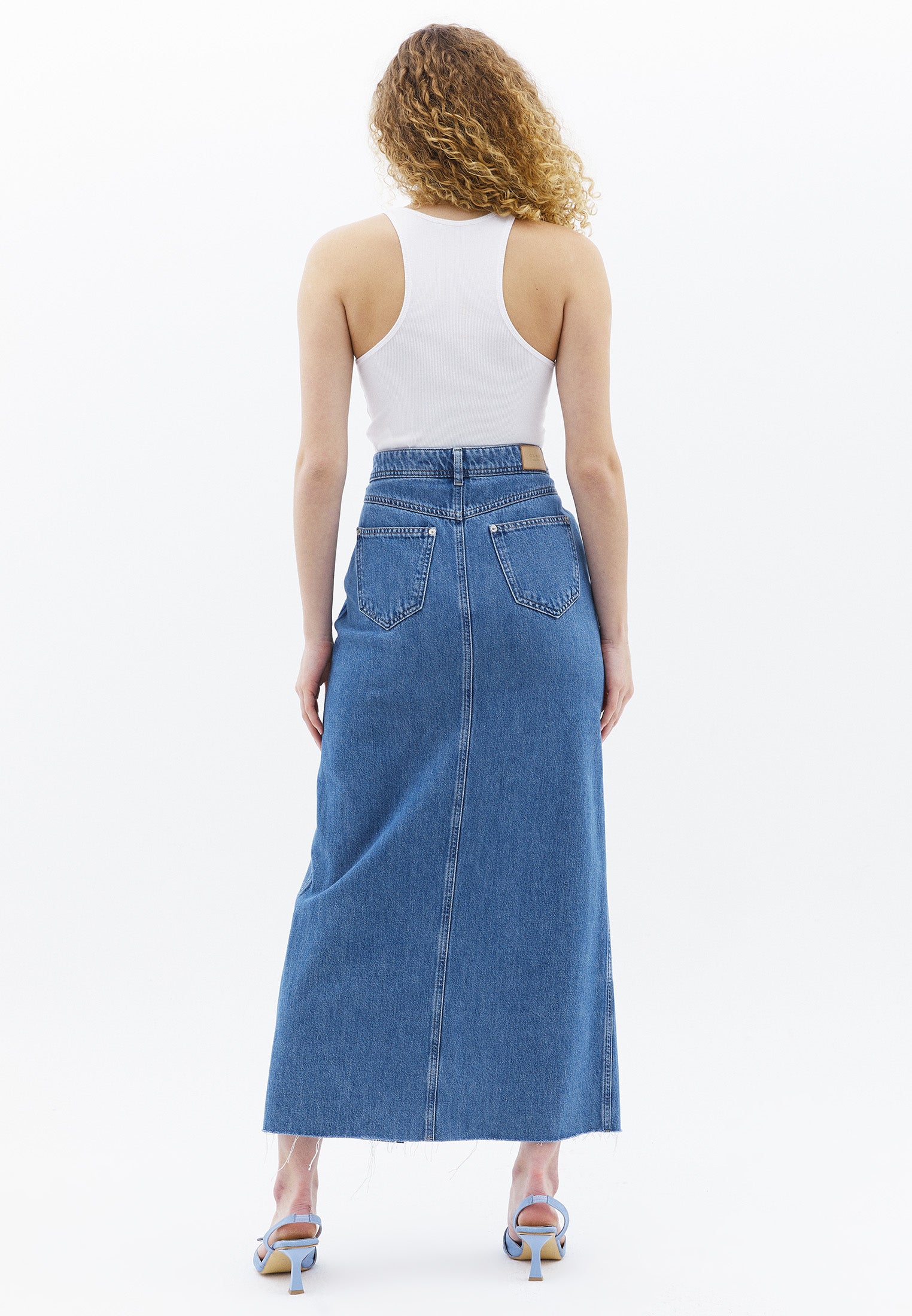 High waist maxi skirt - RODEO DENIM
