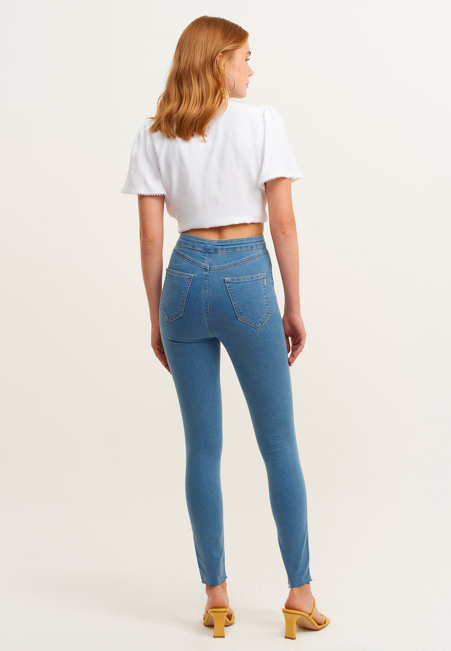 Pocketed stretch jeans tights - RODEO DENIM