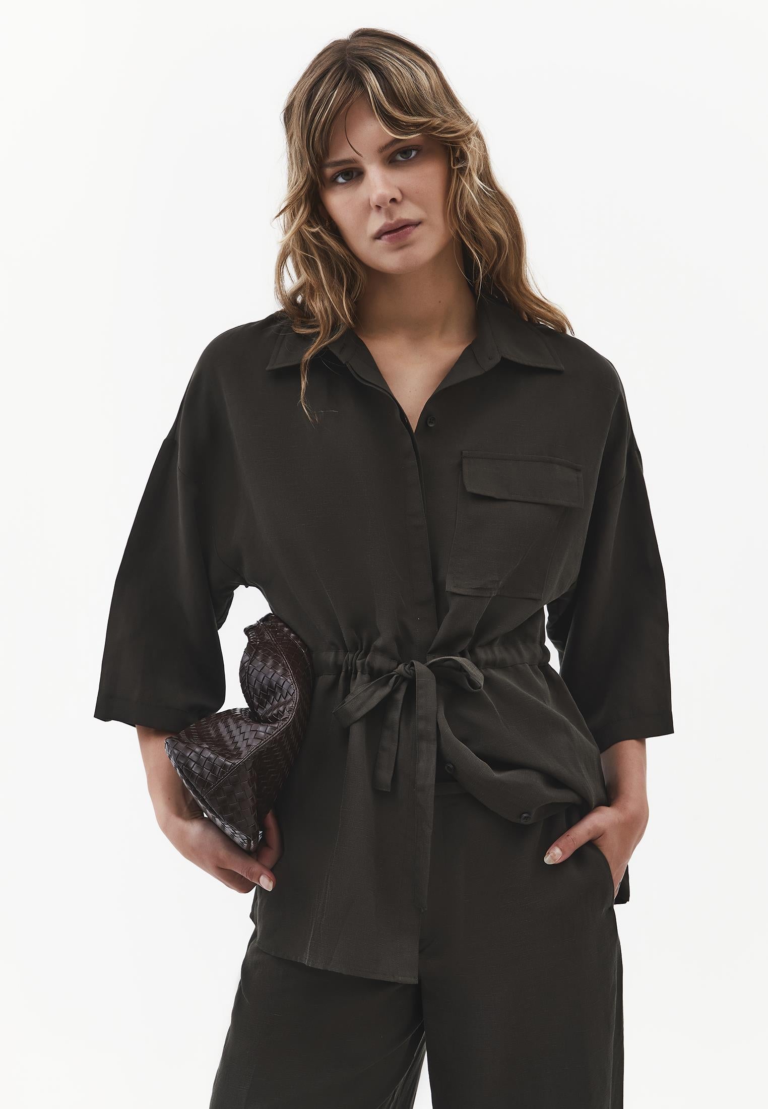 Oversize Short Sleeve Shirt - ROSIN