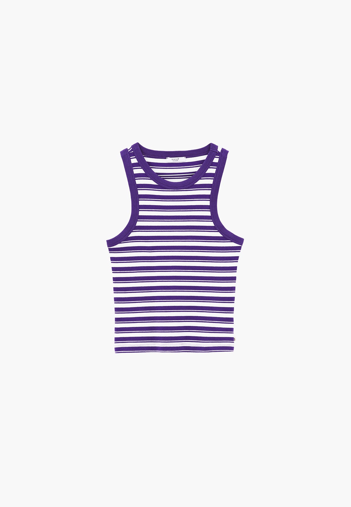Crew Neck Bodycon Tank Top - Mix Color