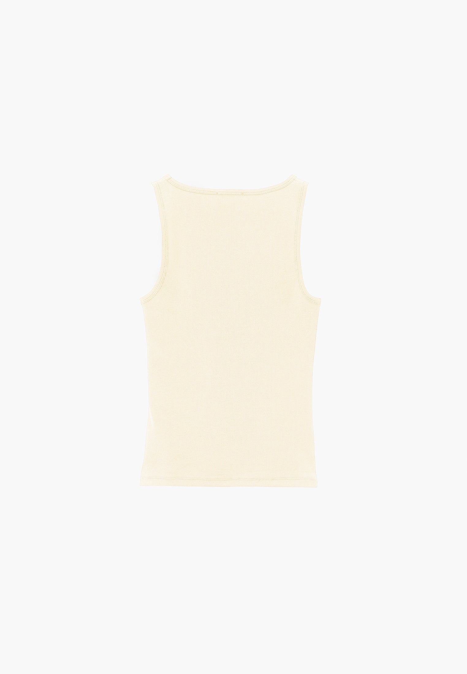 Sleeveless Bodycon Tank Top with Square Neckline - RUTABAGA