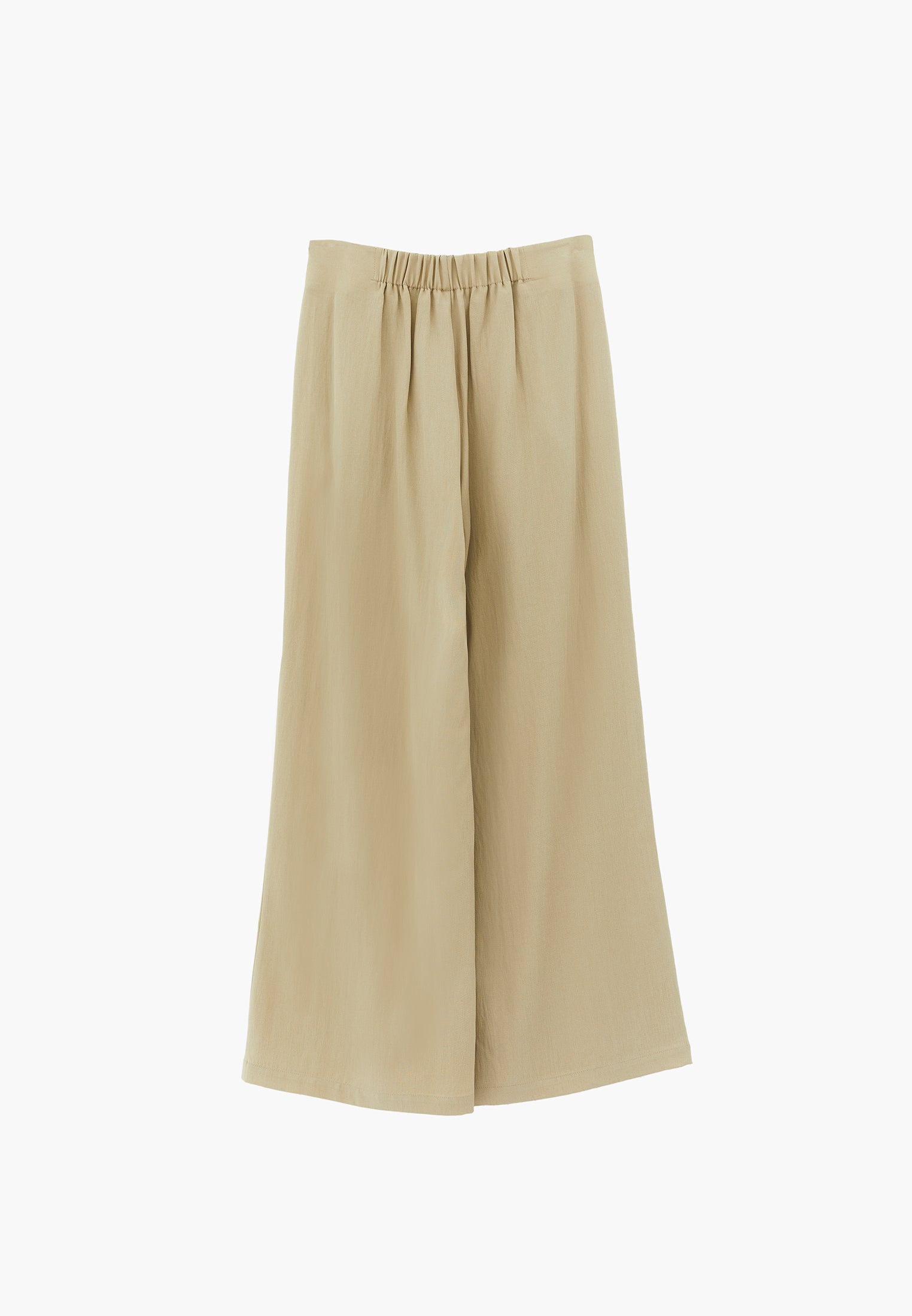 Ultra High Waist Wide Leg Pleated Pants - SAGE GREEN