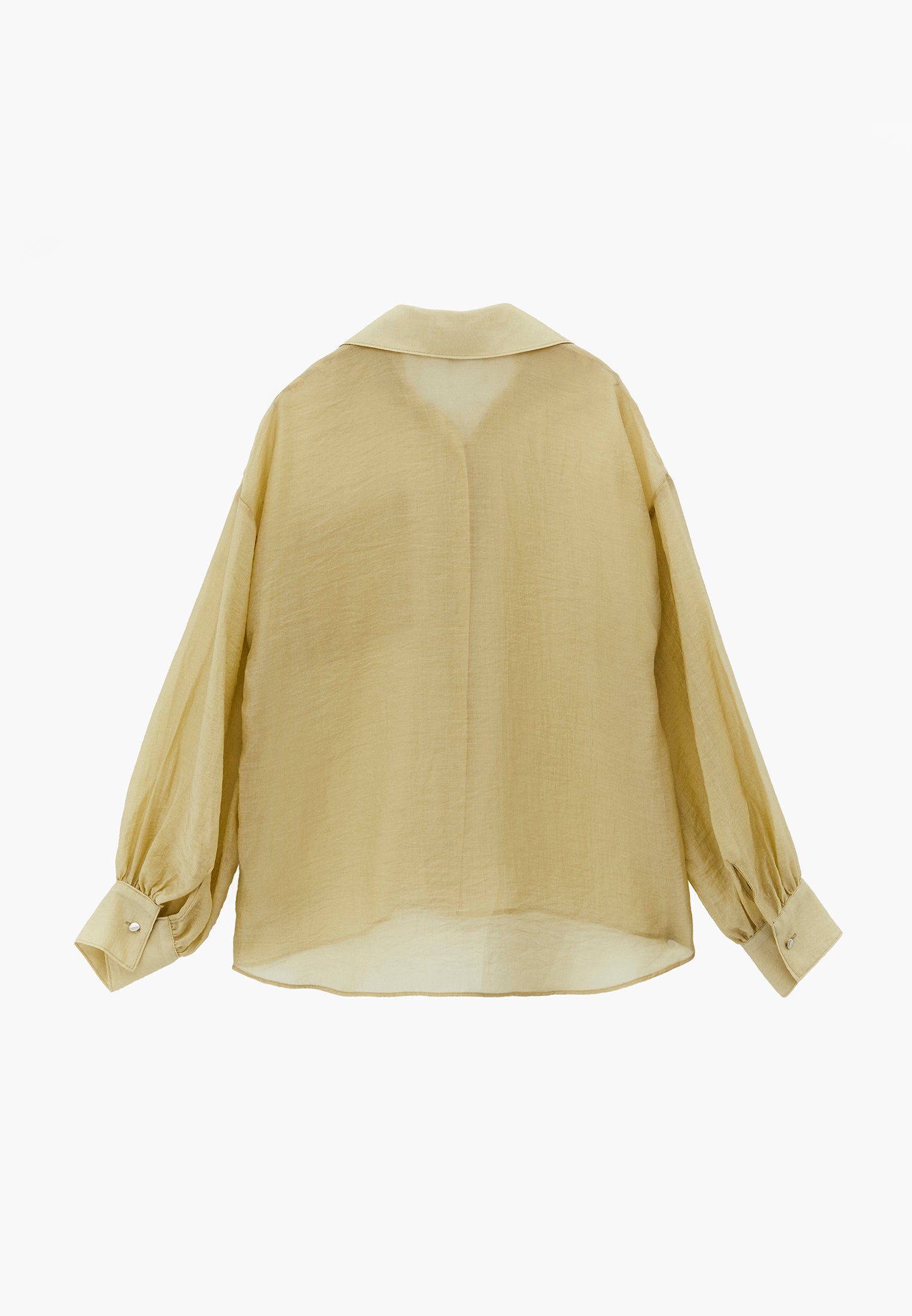 Loose Fit Long Sleeve Shirt - SAGE GREEN
