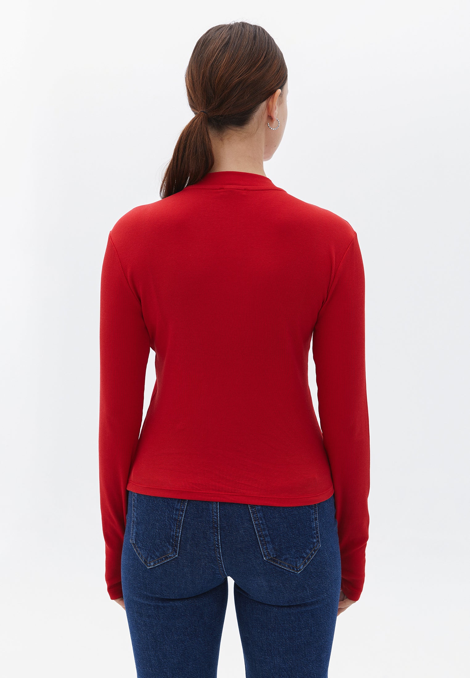 High neck button detailed t-shirt - SALSA