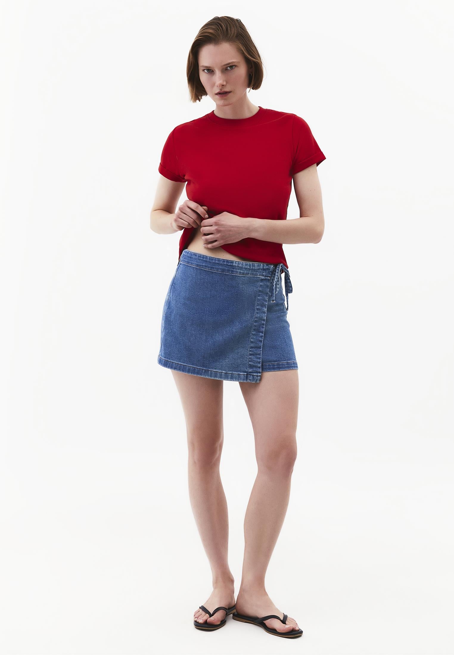 Women's Crew Neck Short Sleeve T-Shirt - SAMBA