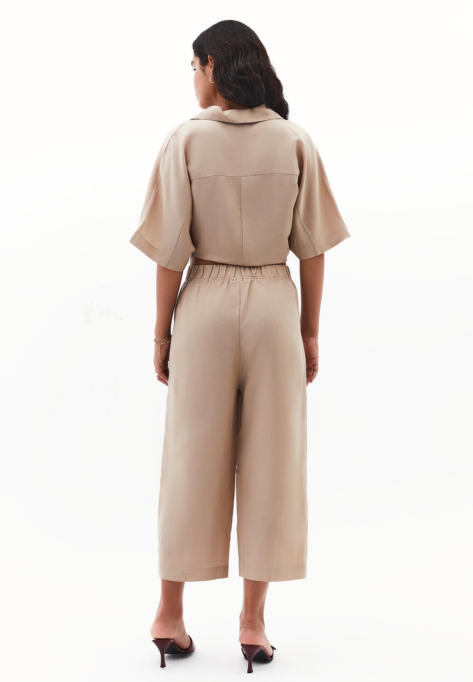 Balloon Form Pants - SAVANNAH TAN