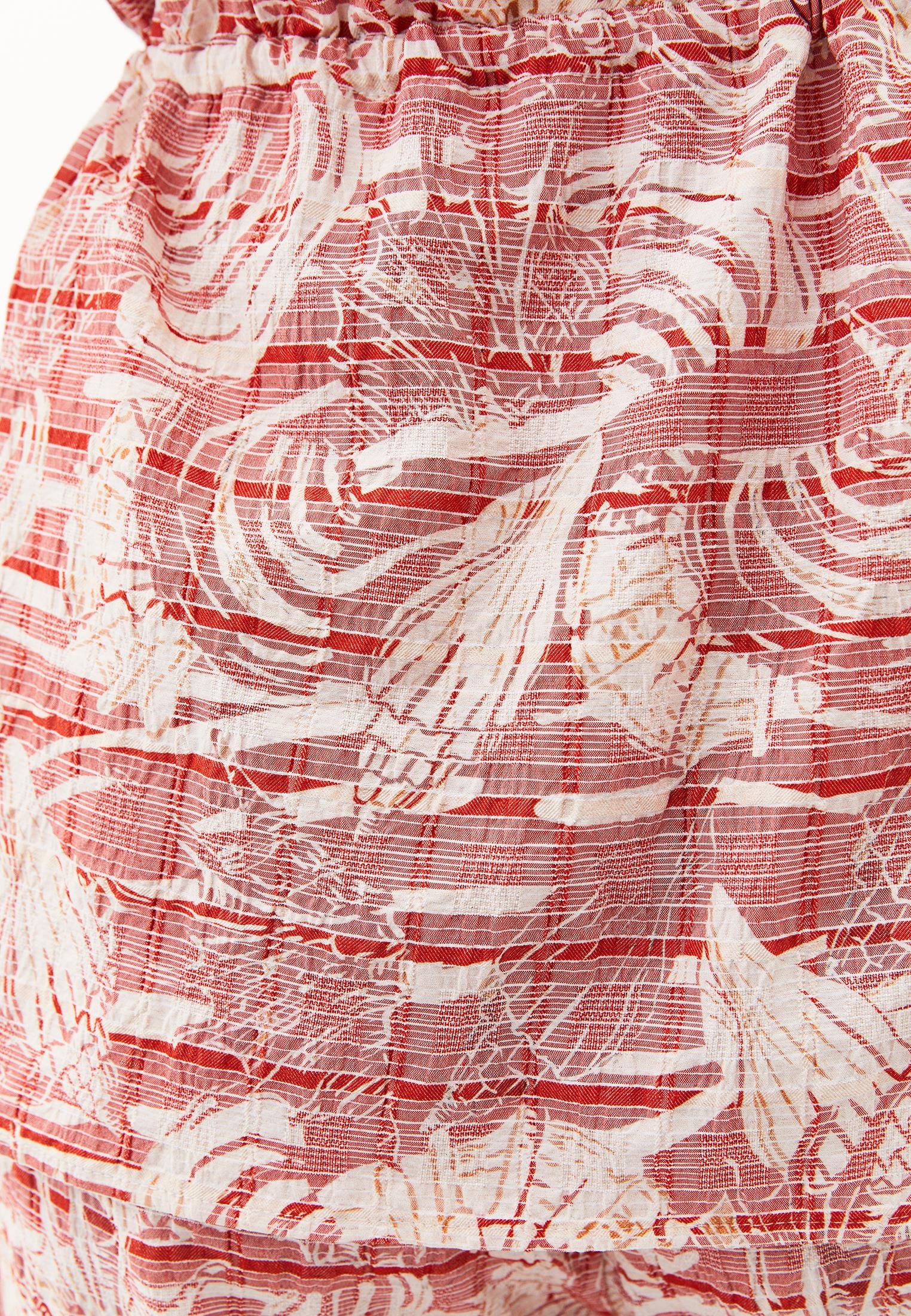 Strapless Viscose Blouse - SHELL COMB