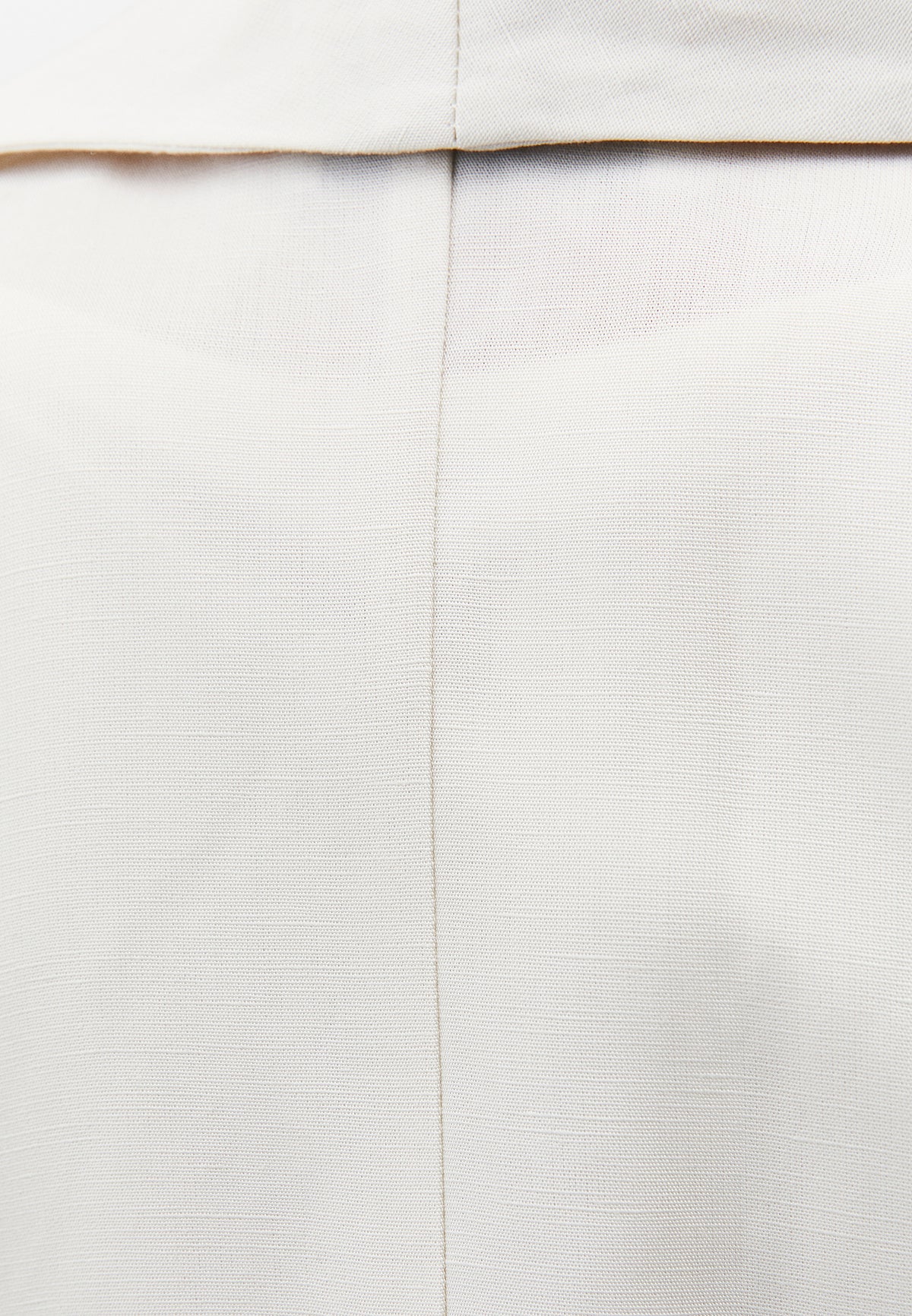 Kimono Tunic With Slit Detail - Cream
