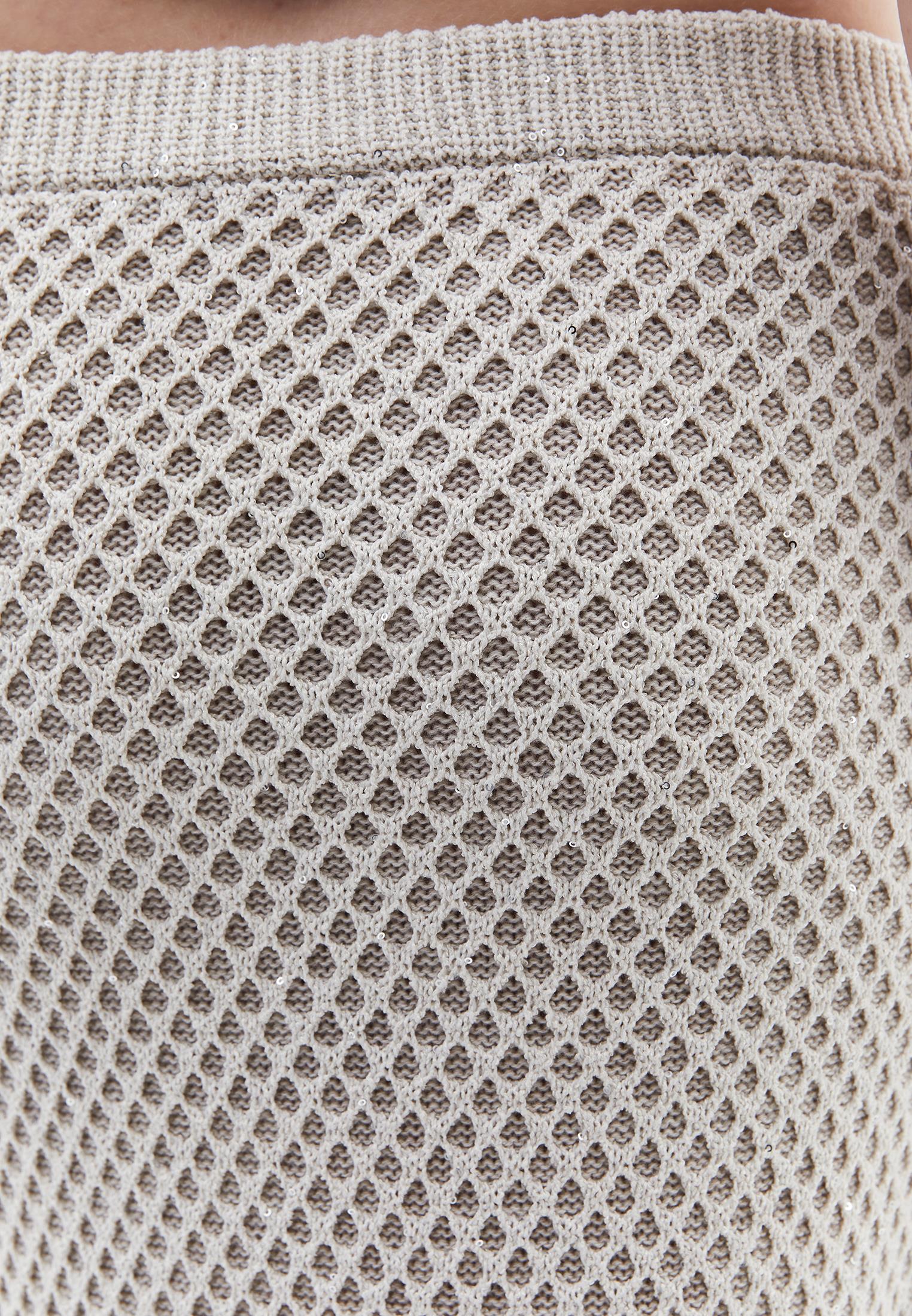 Ajour Midi Skirt - SILVER BIRCH