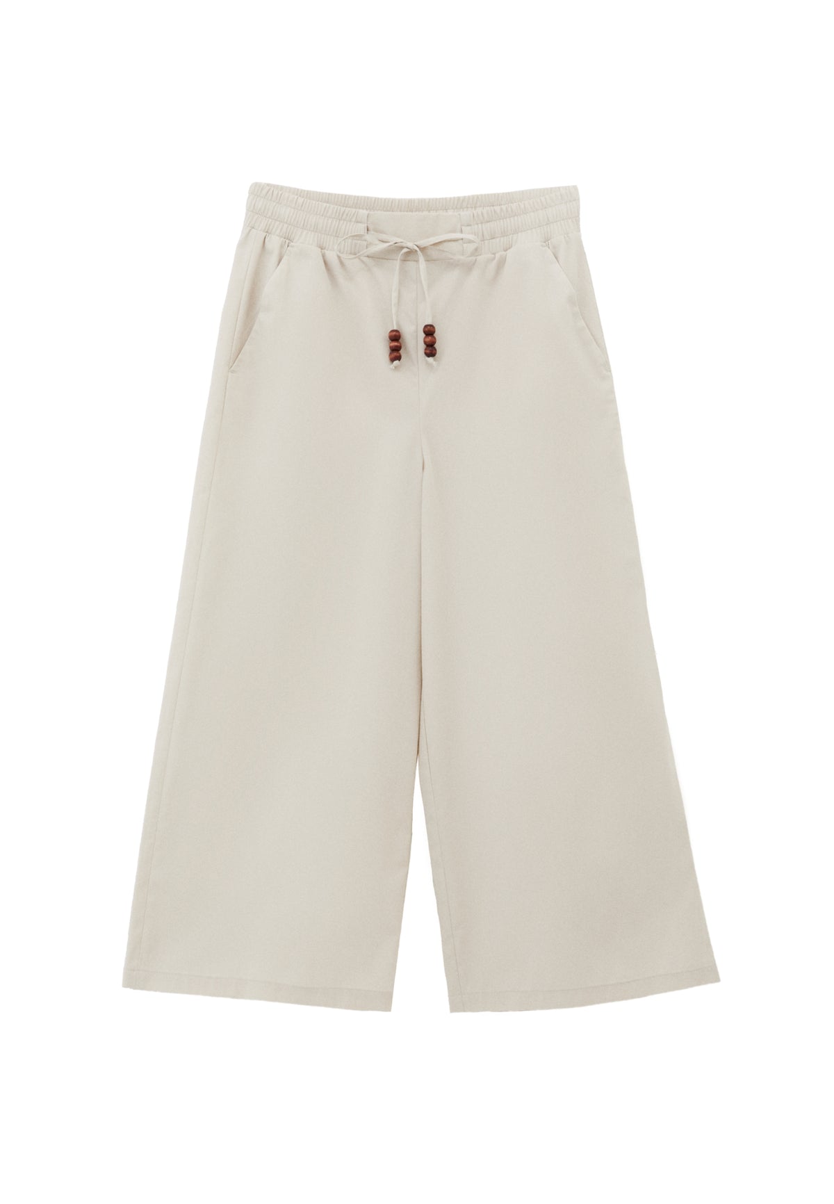 Ultra High Waist Pants - Cream
