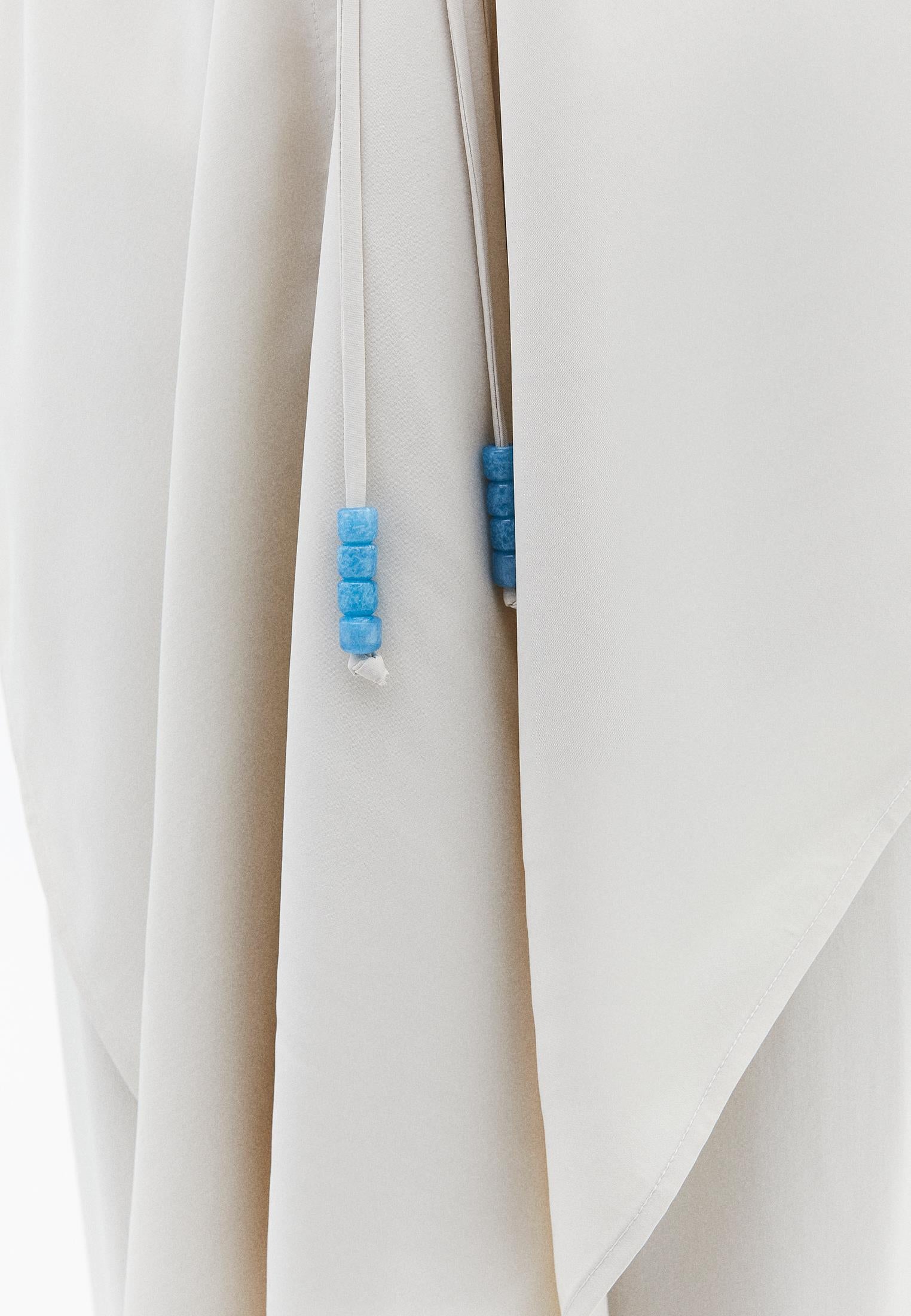 Asymmetric Blouse - SILVER BIRCH