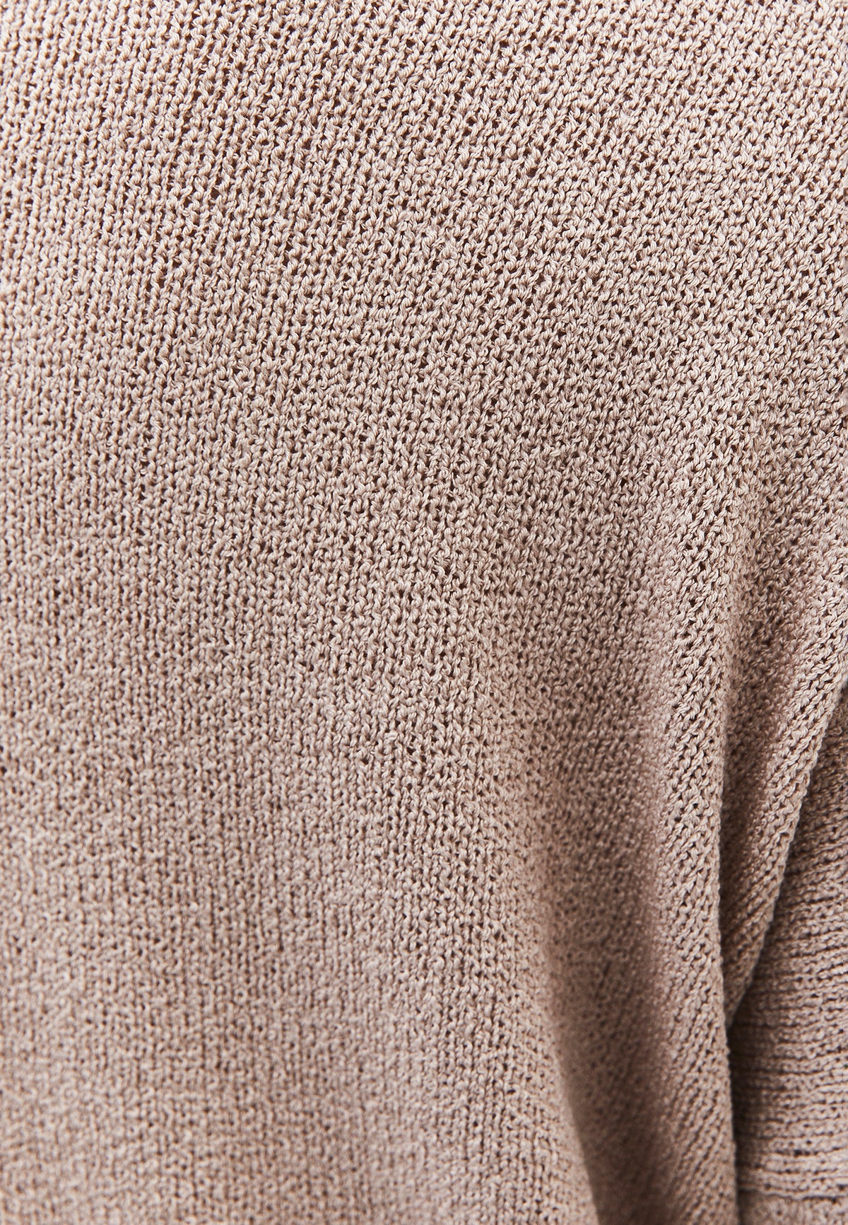 Boat Neck Bouclé Sweater - SIMPLY TAUPE