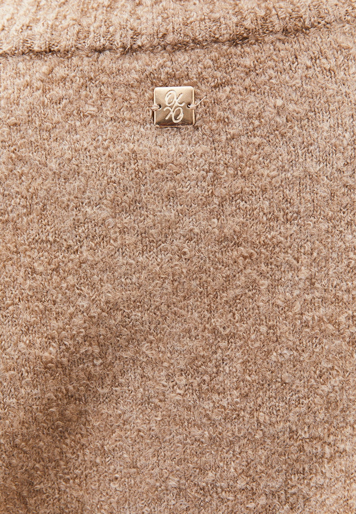 Button Detailed Short Cardigan - Beige