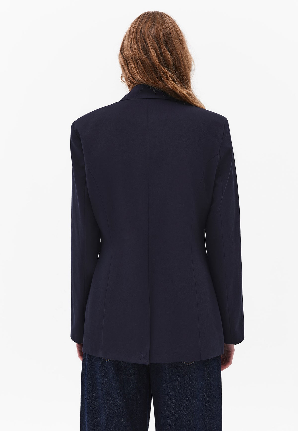 Slim Fit Blazer Jacket with Slit Detail - SKY CAPTAIN