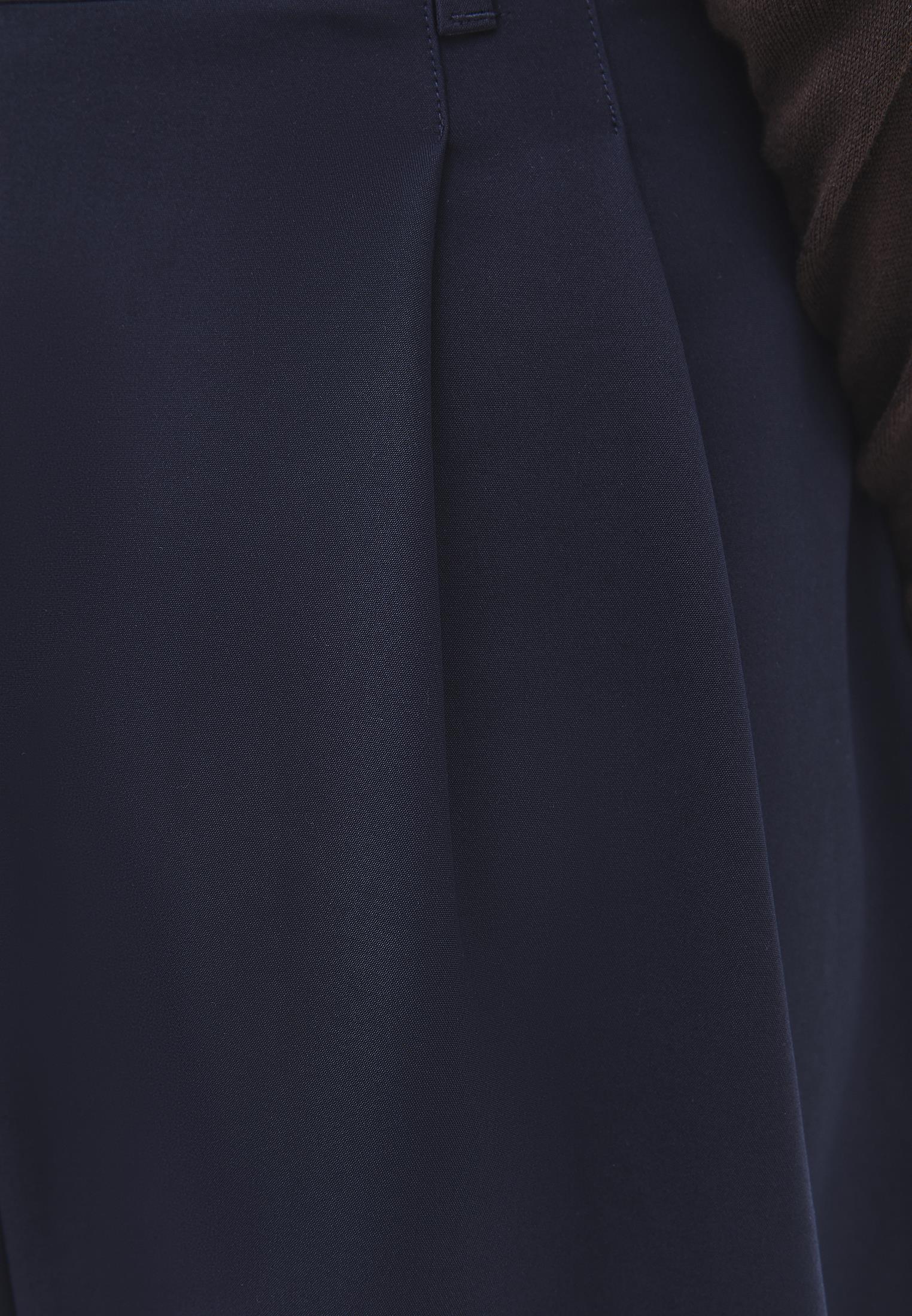 Long Pleated Flared Skirt - SKY CAPTAIN