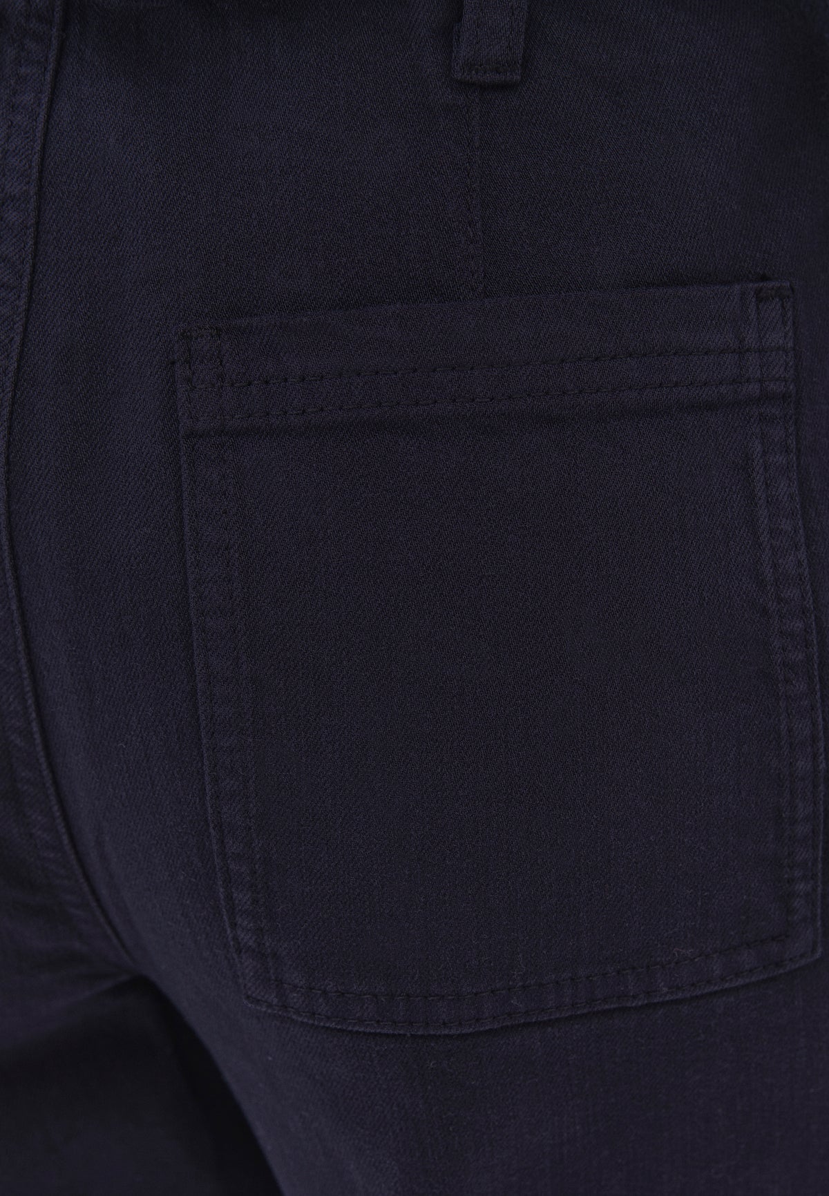 Ultra High Waist Wide Leg Pants - Navy Blue