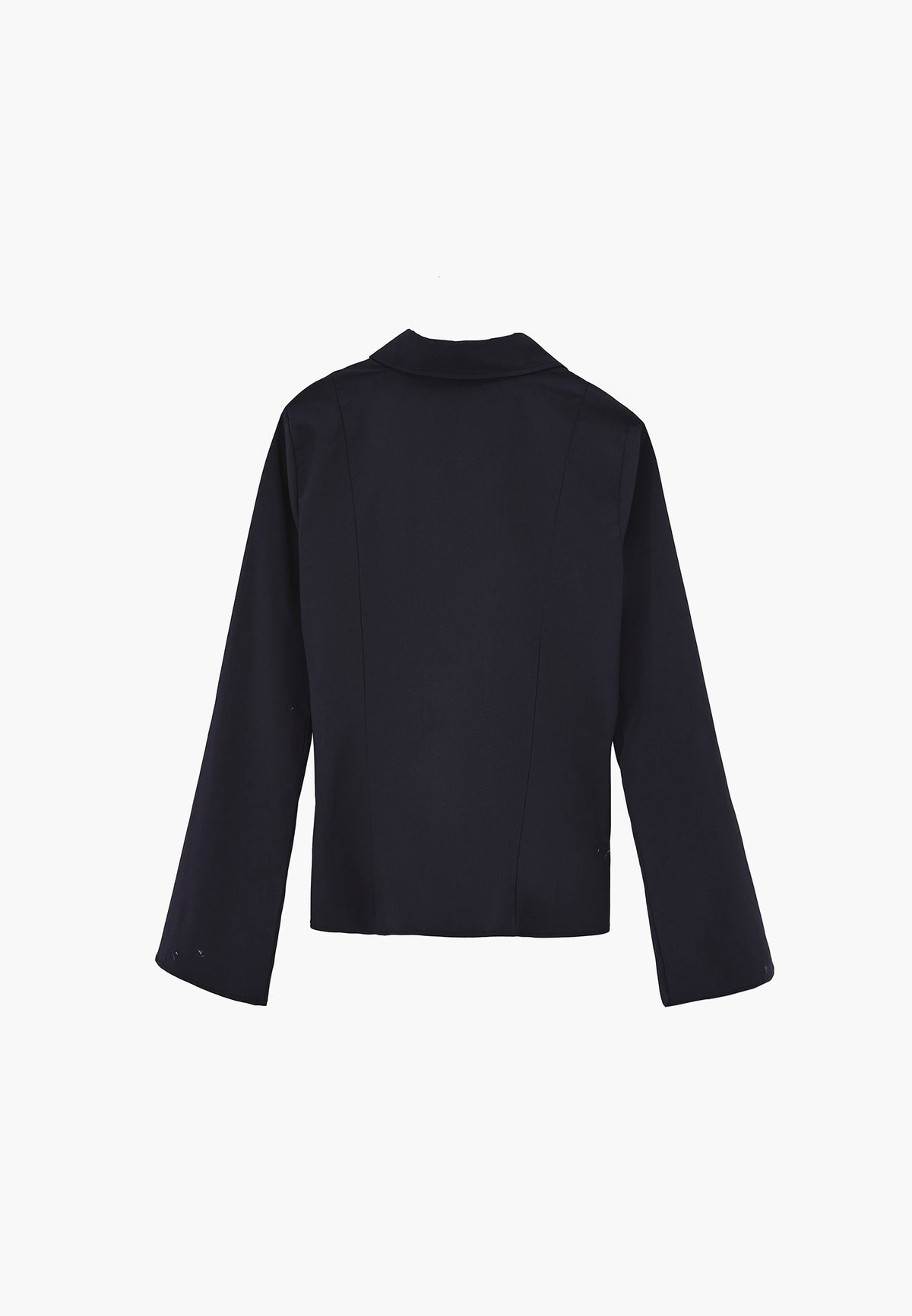 Shirt Collar Long Sleeve Buttoned Shirt - SKY CAPTAIN