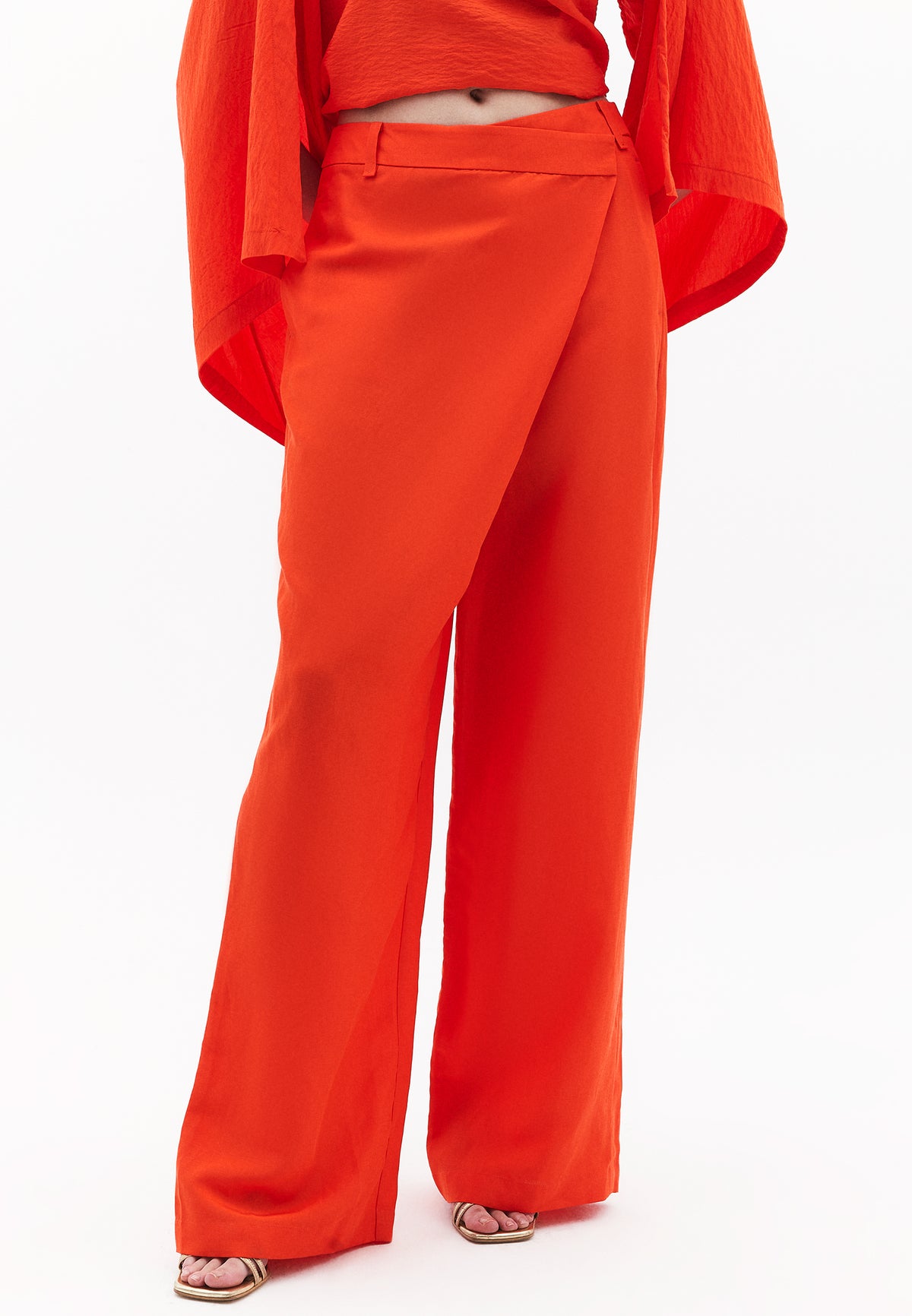 Linen Pants - Orange